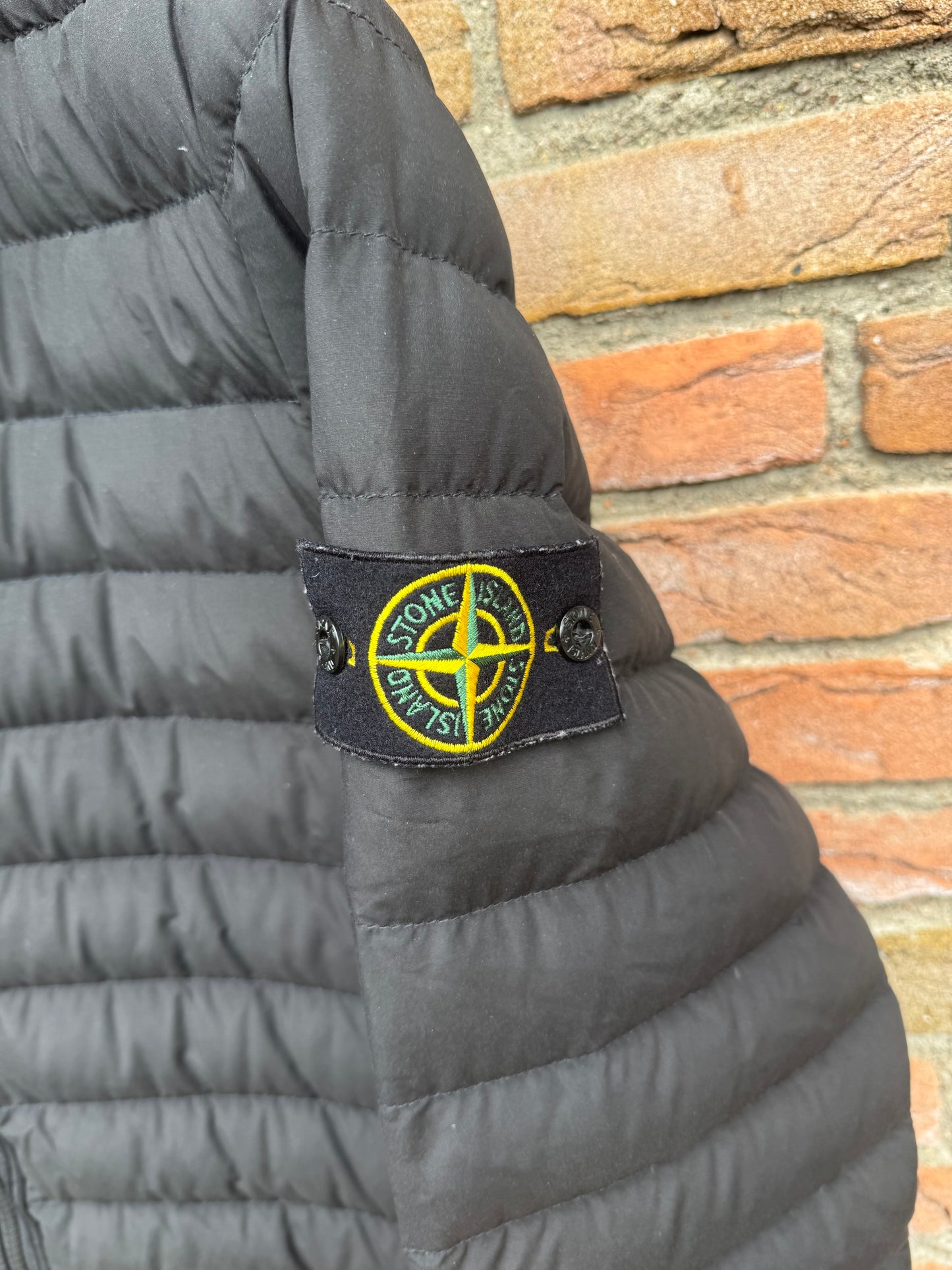 Stone Island O-Cotton / R-Nylon Tela Down Jacket - XL