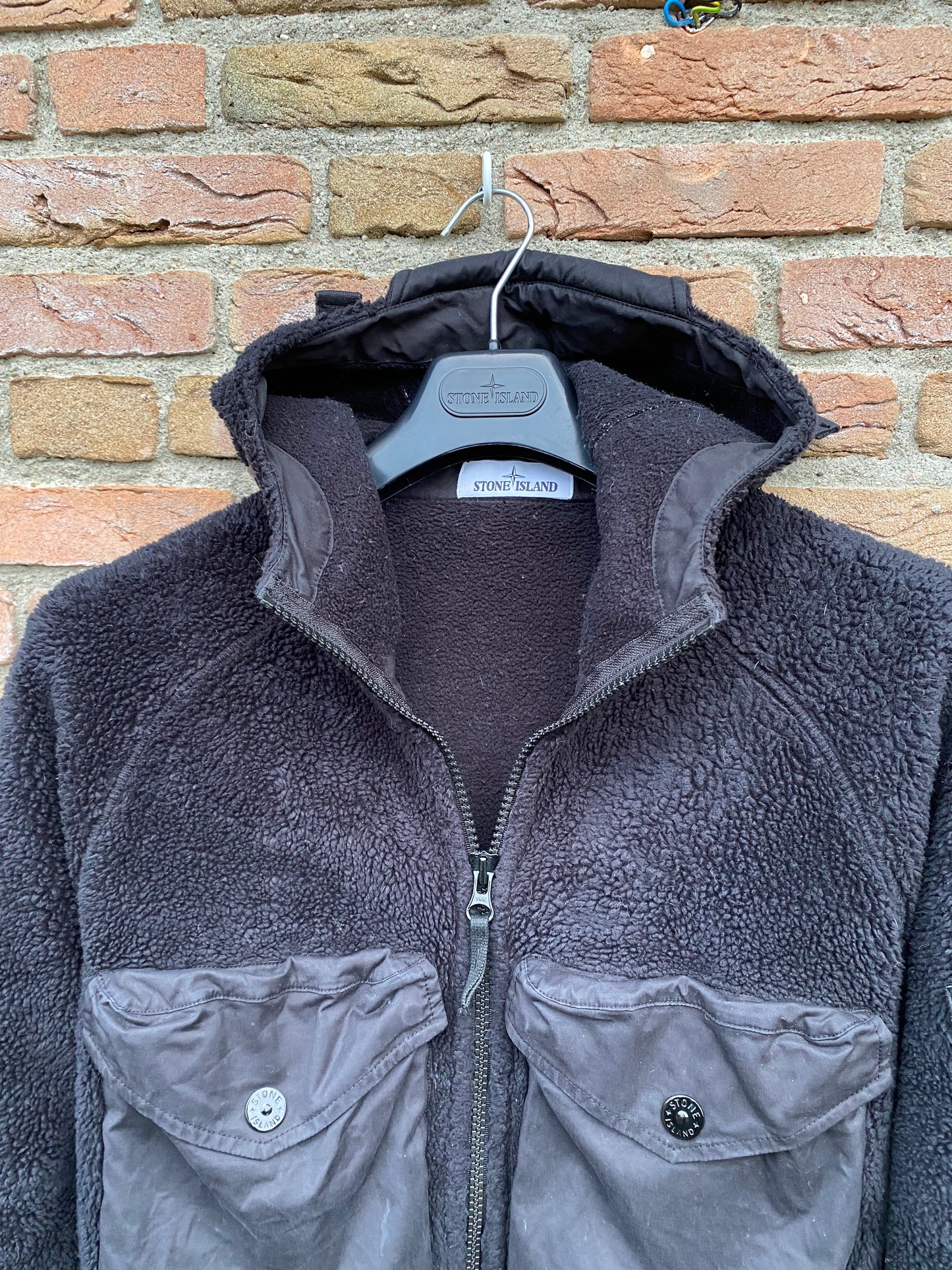 Stone Island Teddy Fleecejacke - L