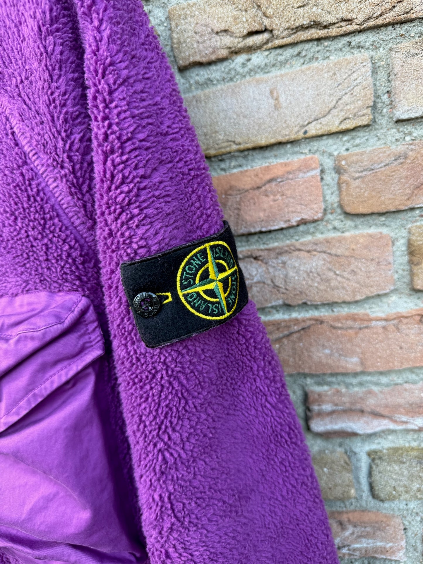 Stone Island Teddy Fleece Jacket - L