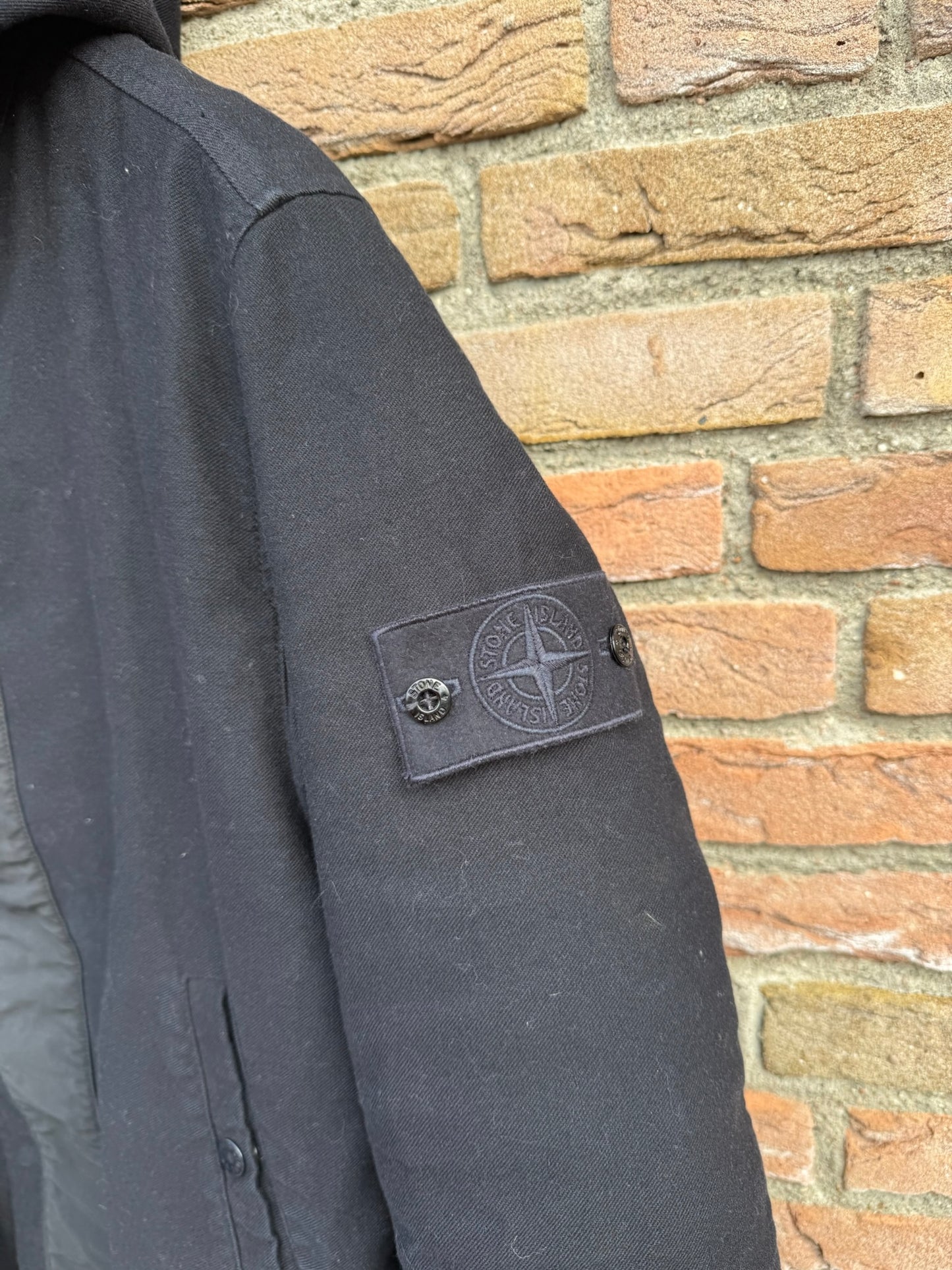 Stone Island Mil_Spec_Diagonal Wool Ghost Jacket - L