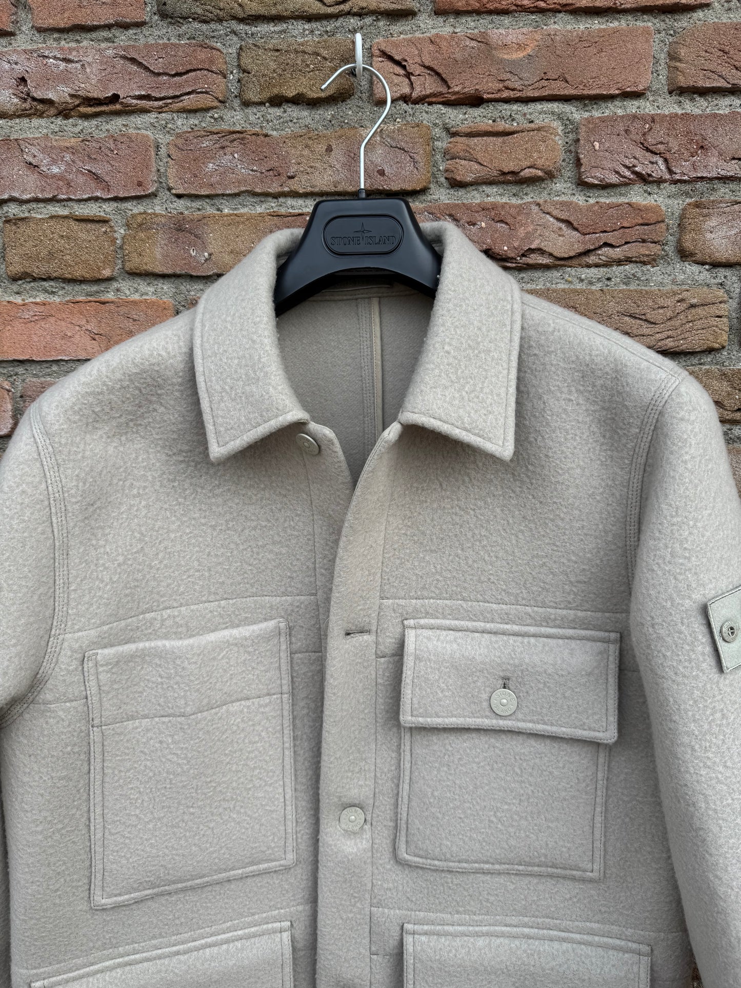 Stone Island Heavy Melton Ghost Jacket - L