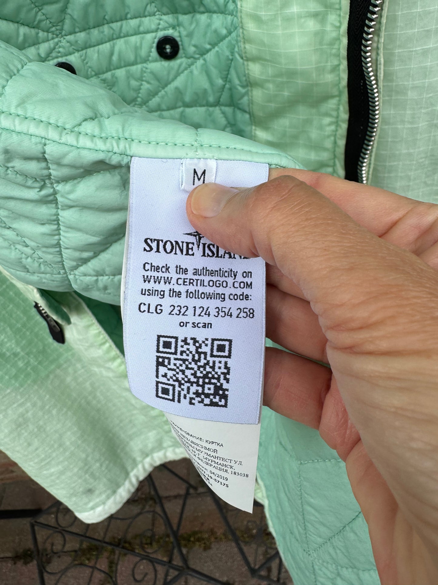 Stone Island Shadow Project Dual Grid Nylon Parka - M