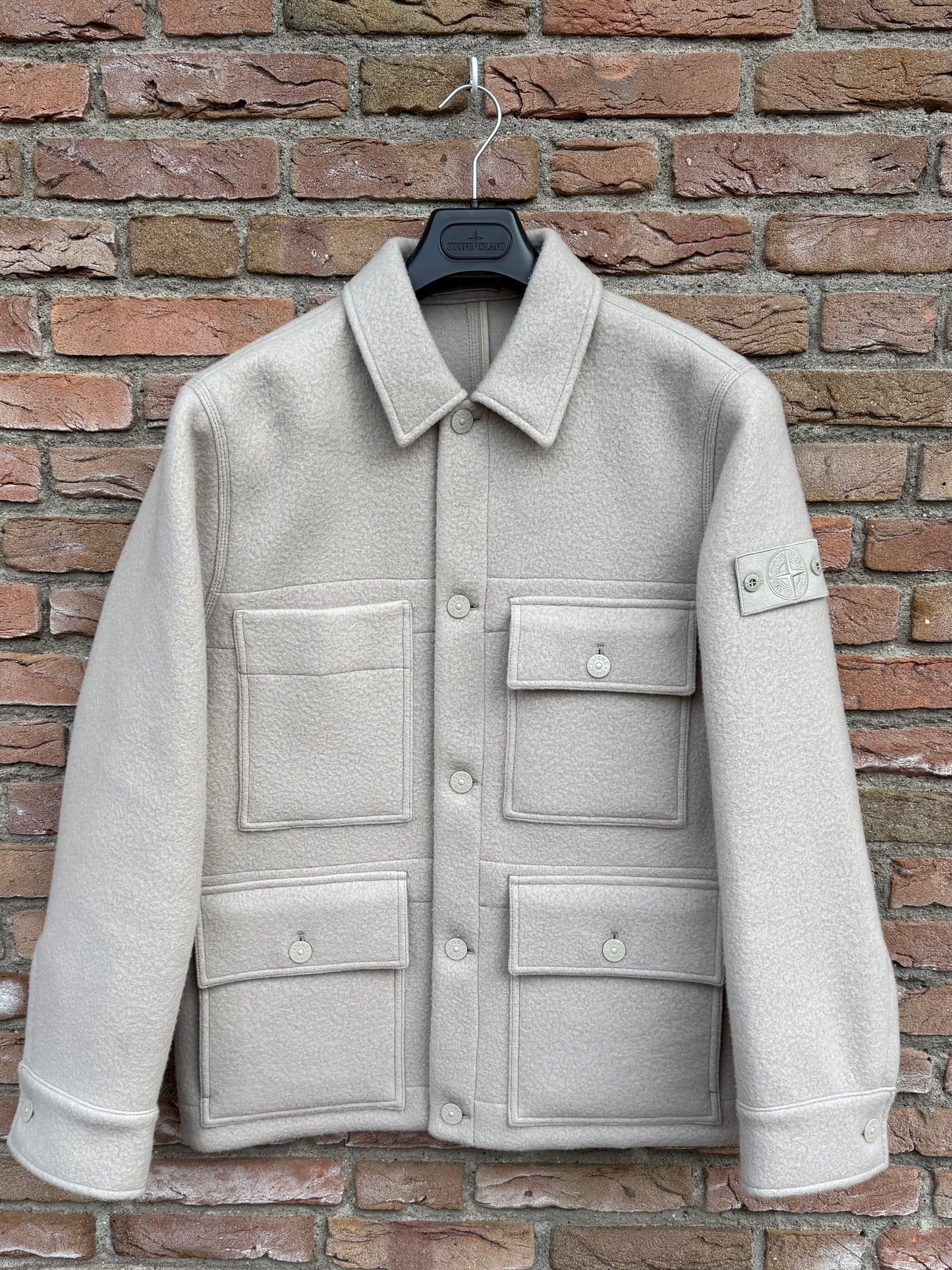 Stone Island Heavy Melton Ghost Jacket - L