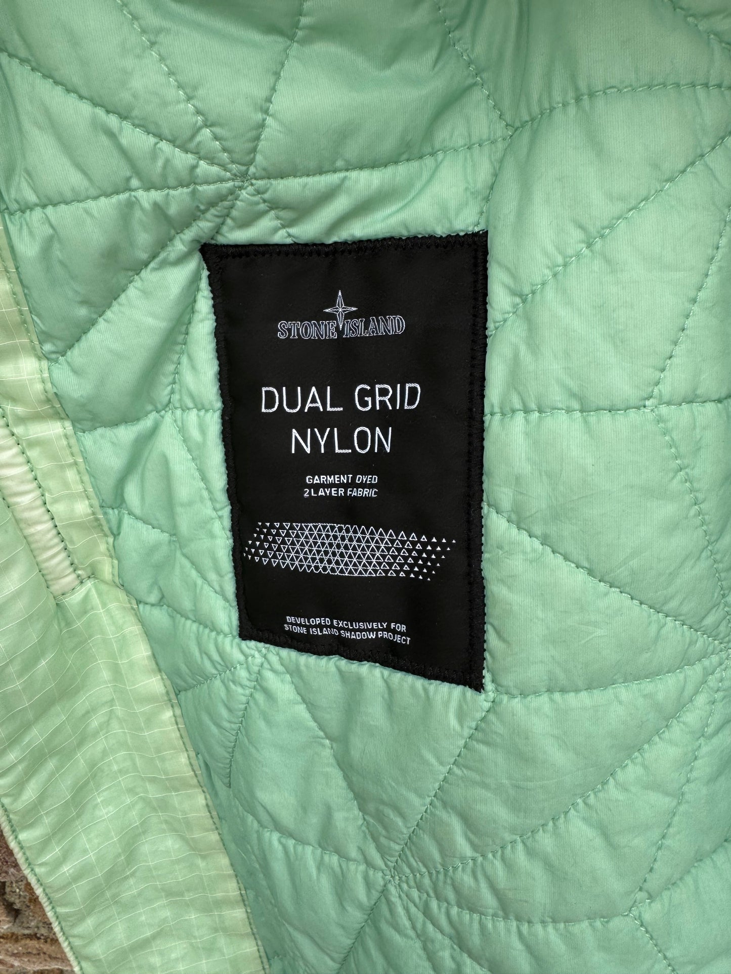 Stone Island Shadow Project Dual Grid Nylon Parka - M