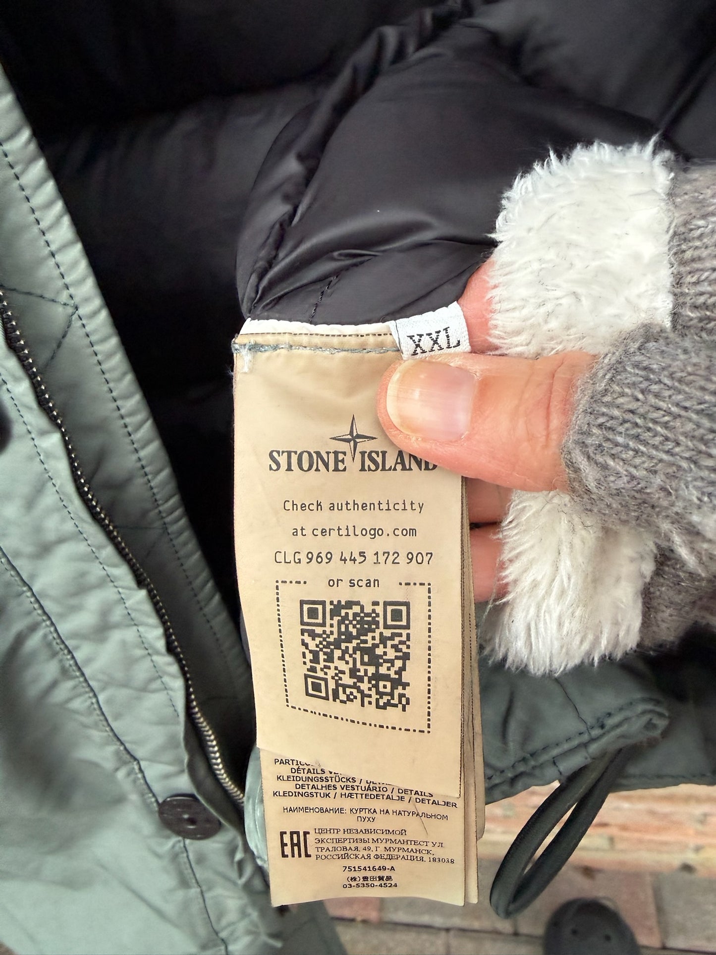 Stone Island David-TC Down Jacket - XXL