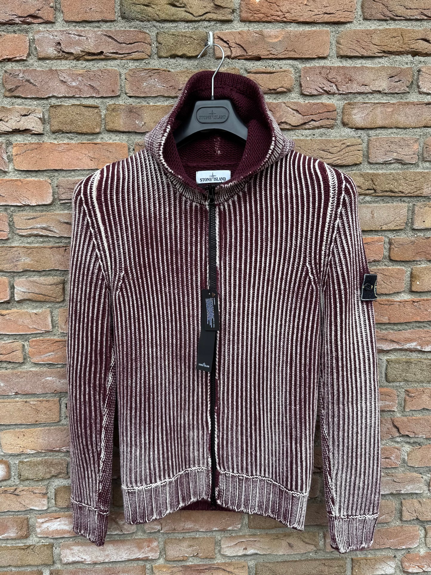 Stone Island Frost Corrosion Cable Knit Jacket - M