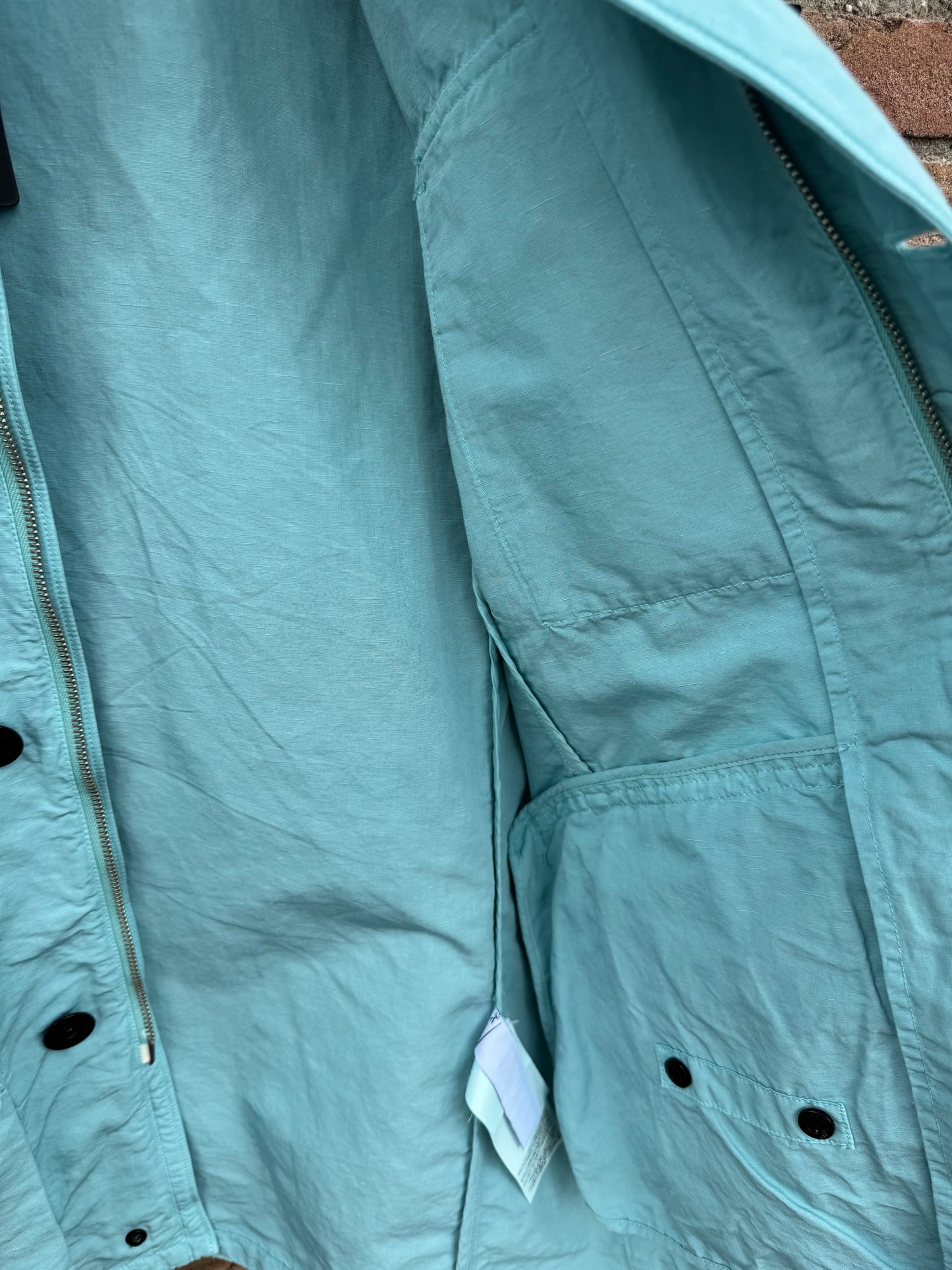 Stone Island Tela Cotone Lino Fiammato-TC Jacket - M