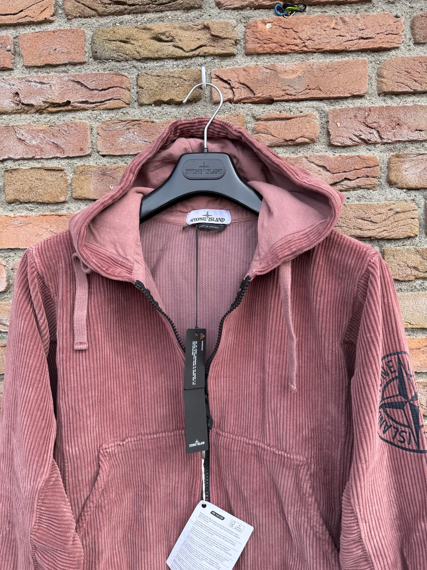 Stone Island Cord Kapuzenjacke - M