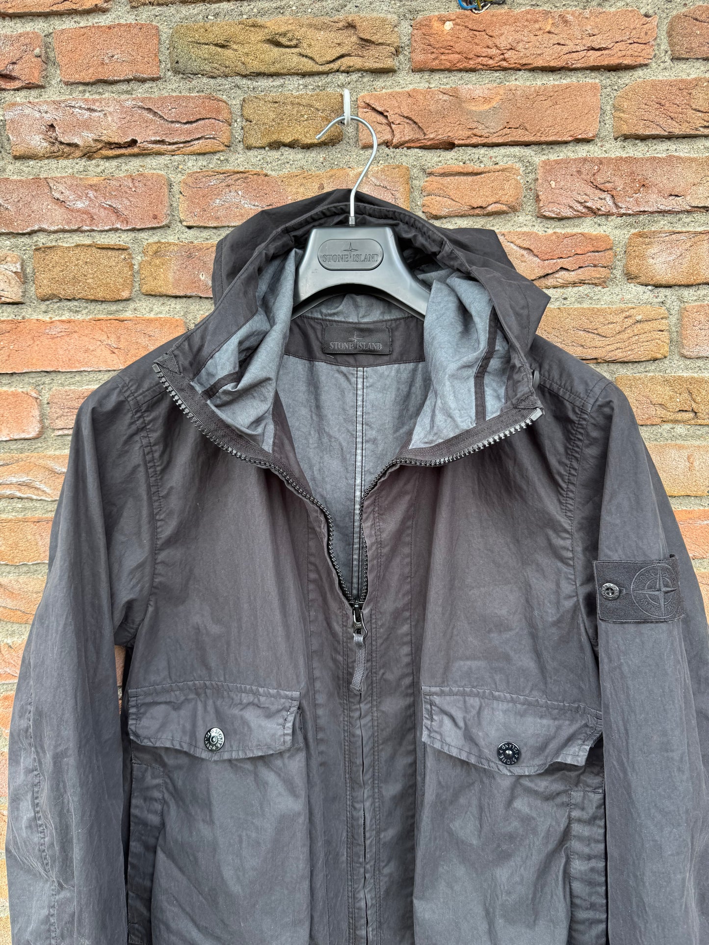 Stone Island 50 Fili Resinata Ghost Parka - S