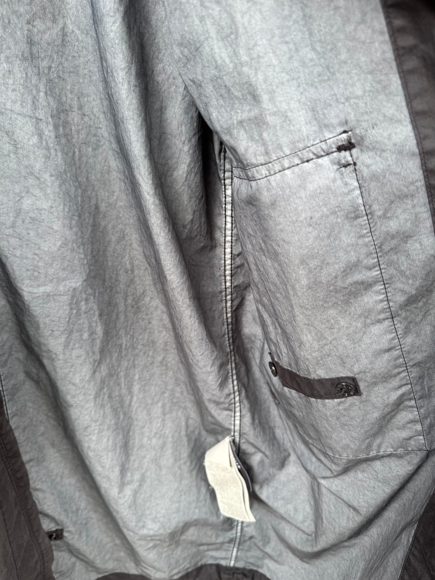 Stone Island 50 Fili Resinata Ghost Parka - S