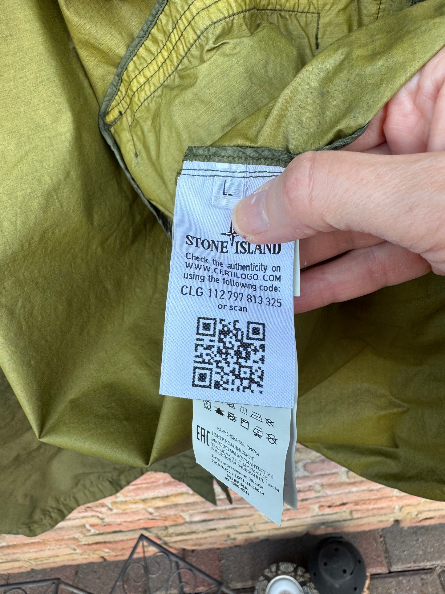 Stone Island Shadow Project Naslan Light Watro Jacke - L