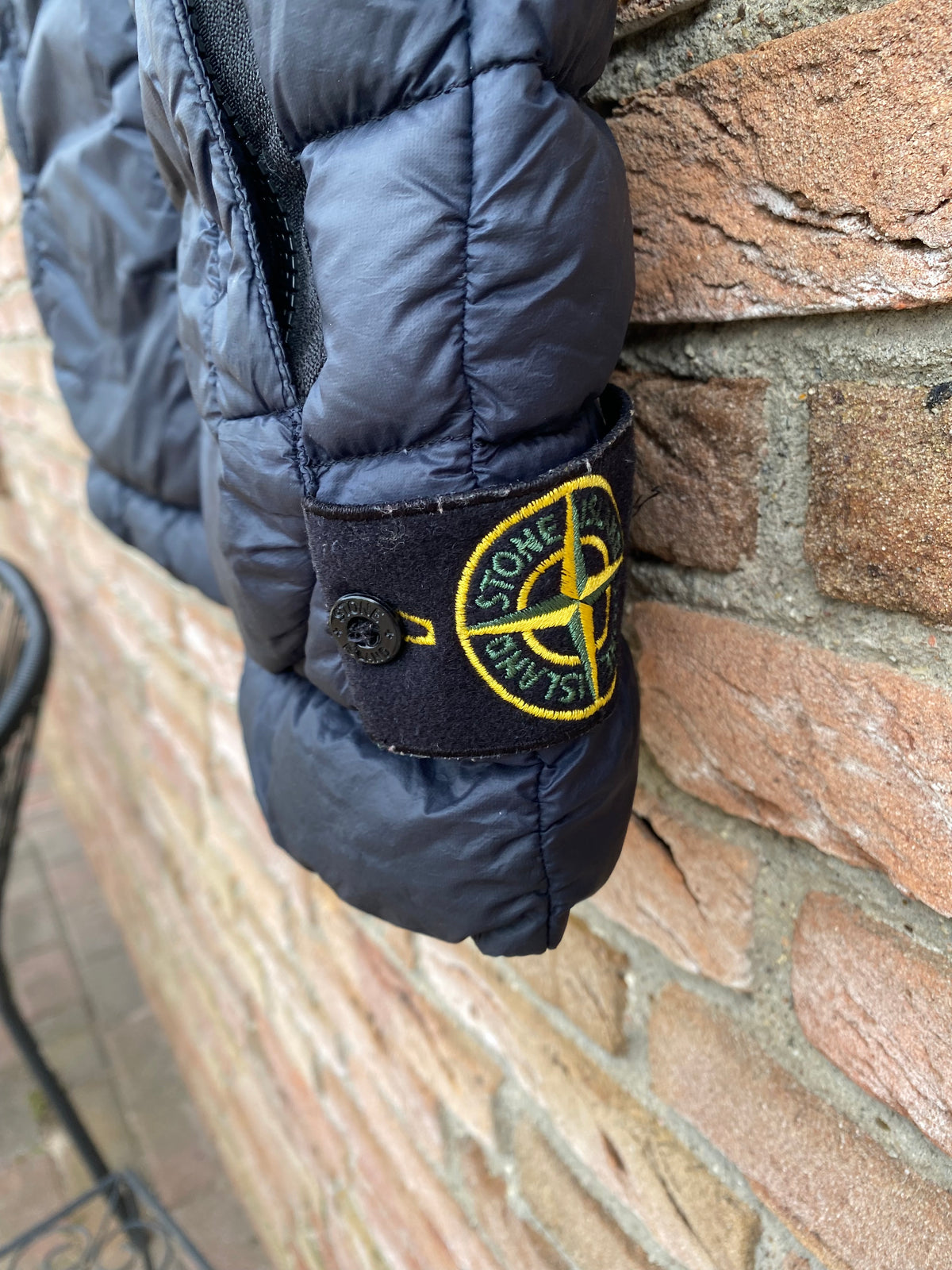 Stone Island Garment Dyed Micro Yarn Down Gilet - L