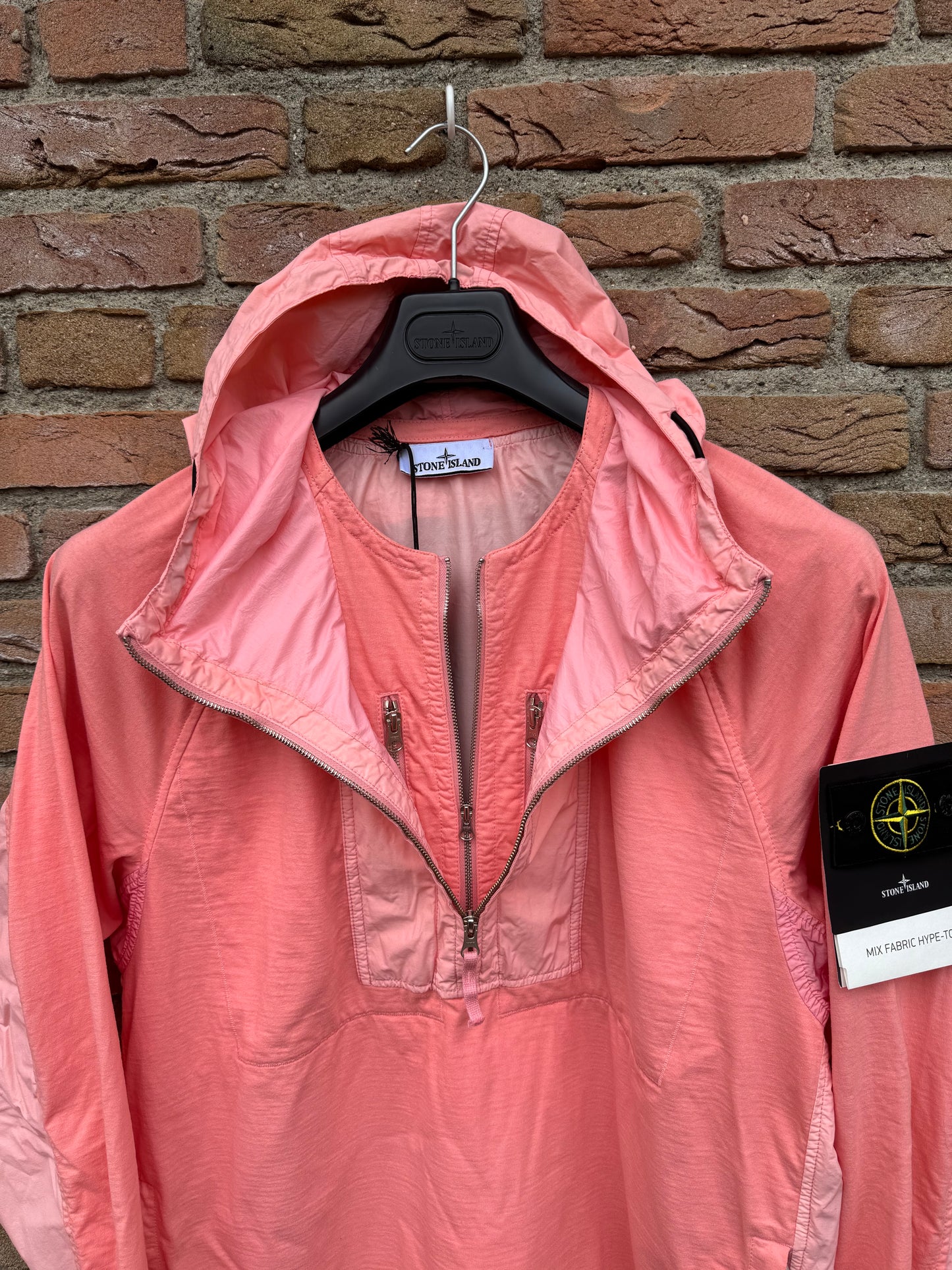 Stone Island Mix Fabric Hype-TC Smock - M