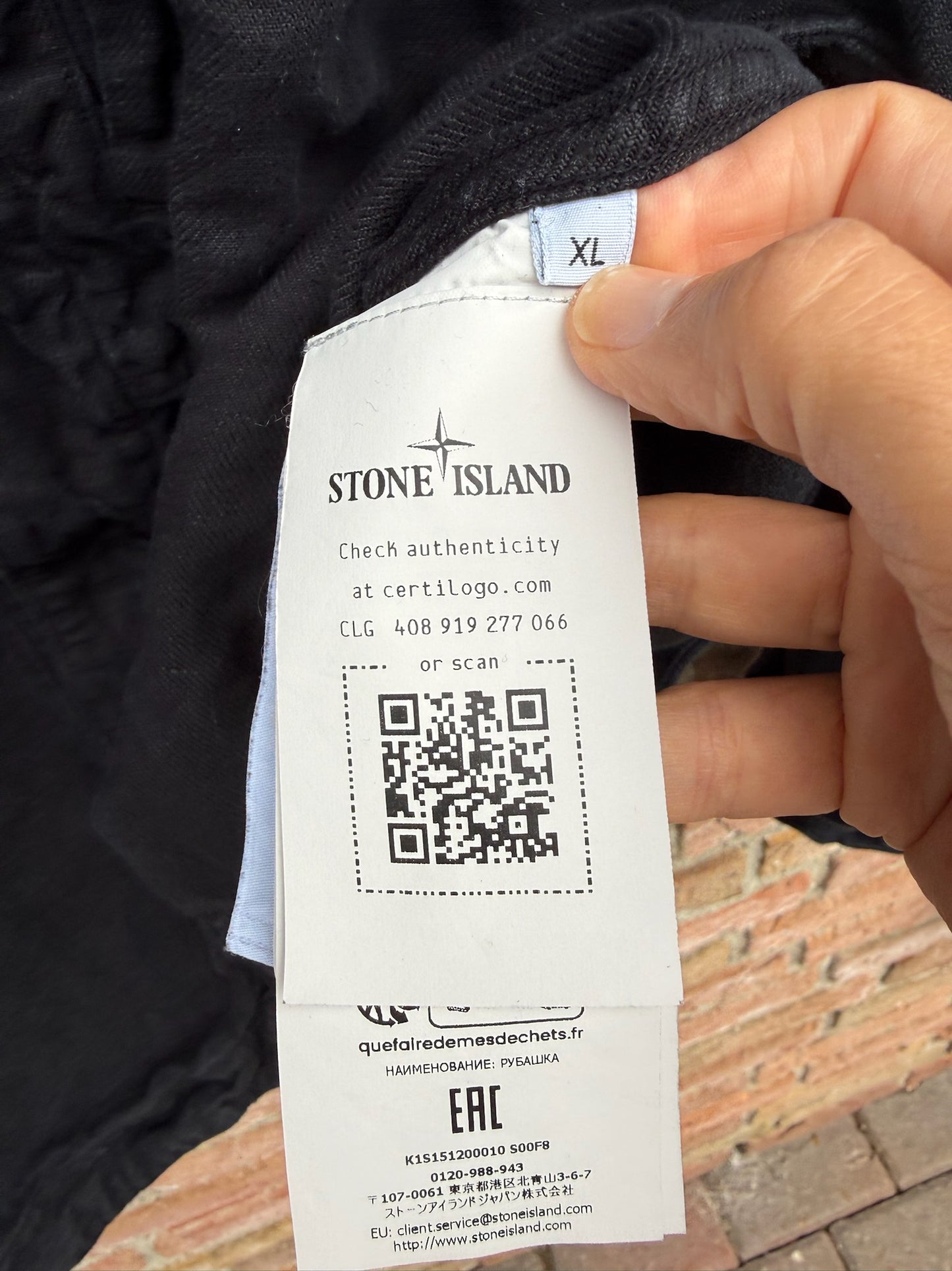 Stone Island Ghost Linen Overshirt - XL
