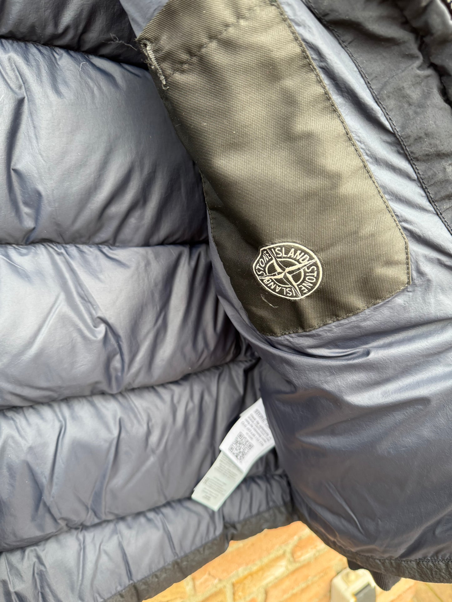 Stone Island Nylon Metal Watro Ripstop Daunenjacke - M