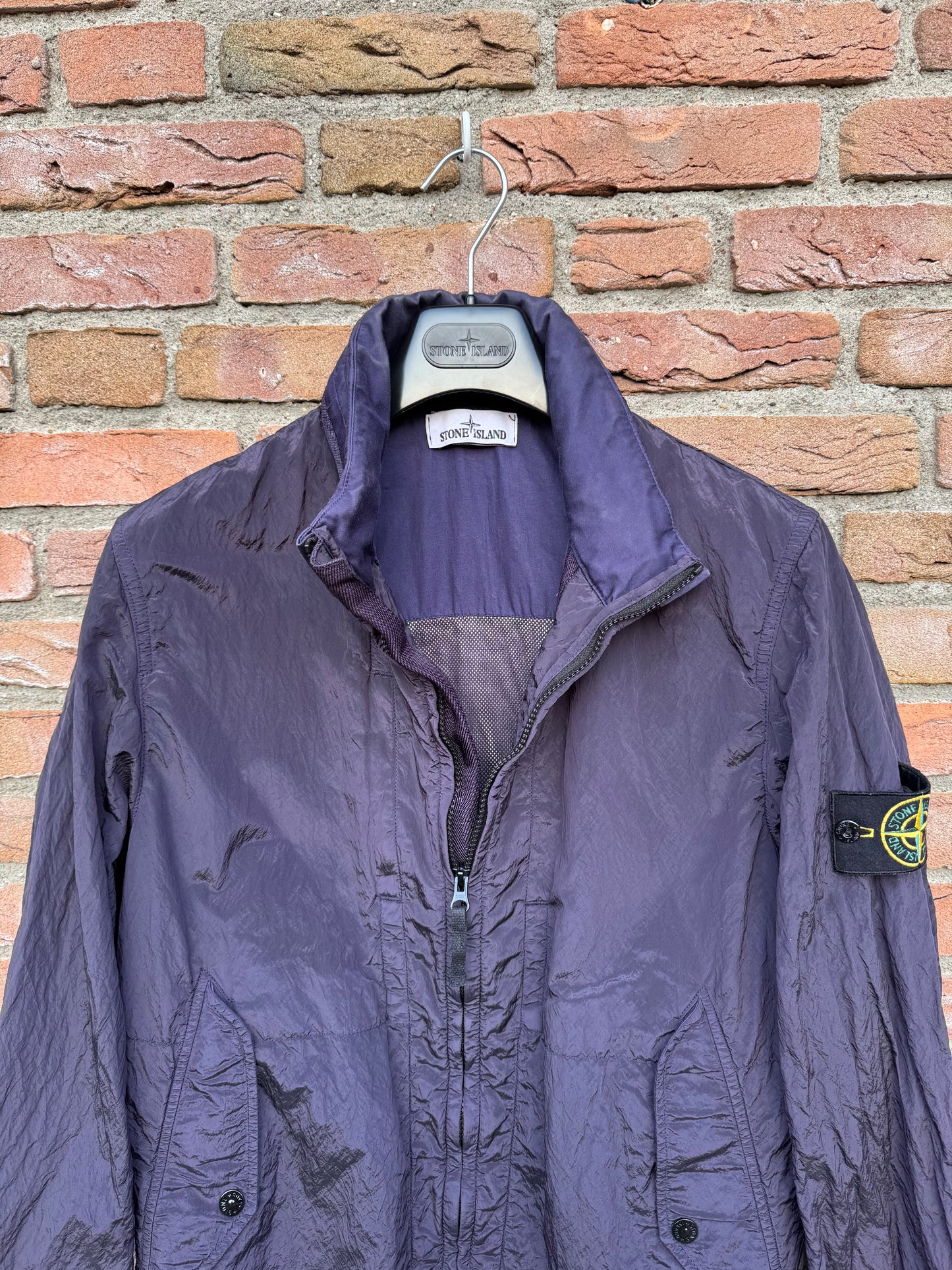 Stone Island Nylon Metal/Tyvek Shield Jacke - L