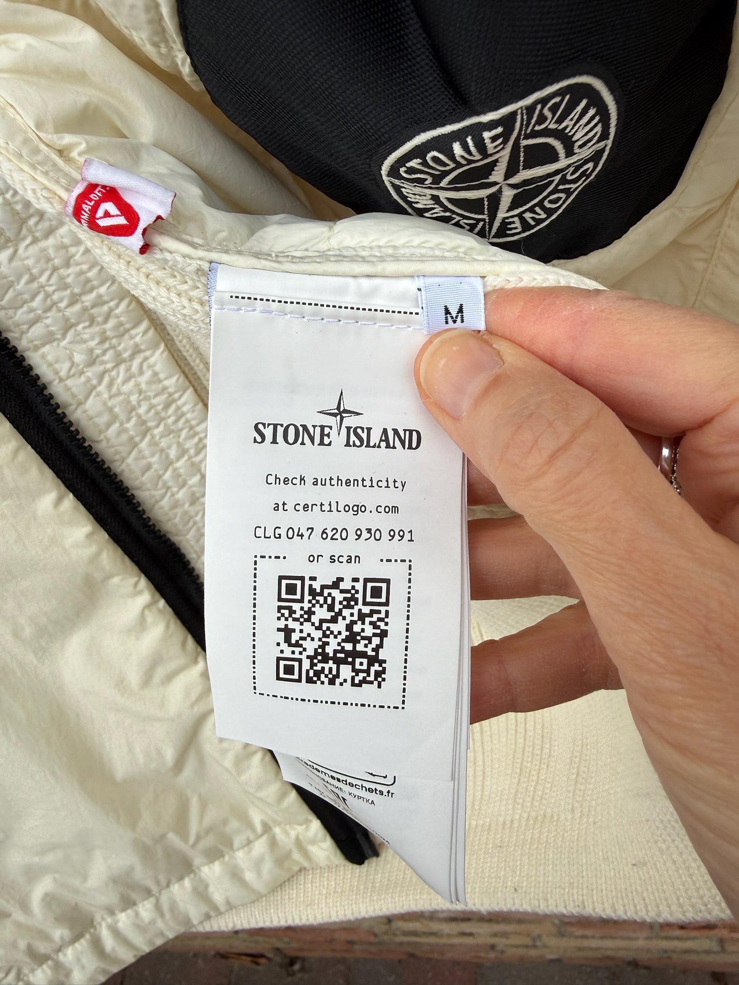 Stone Island Garment Dyed Crinkle Reps R-NY Primaloft-TC and Knit Jacket - M