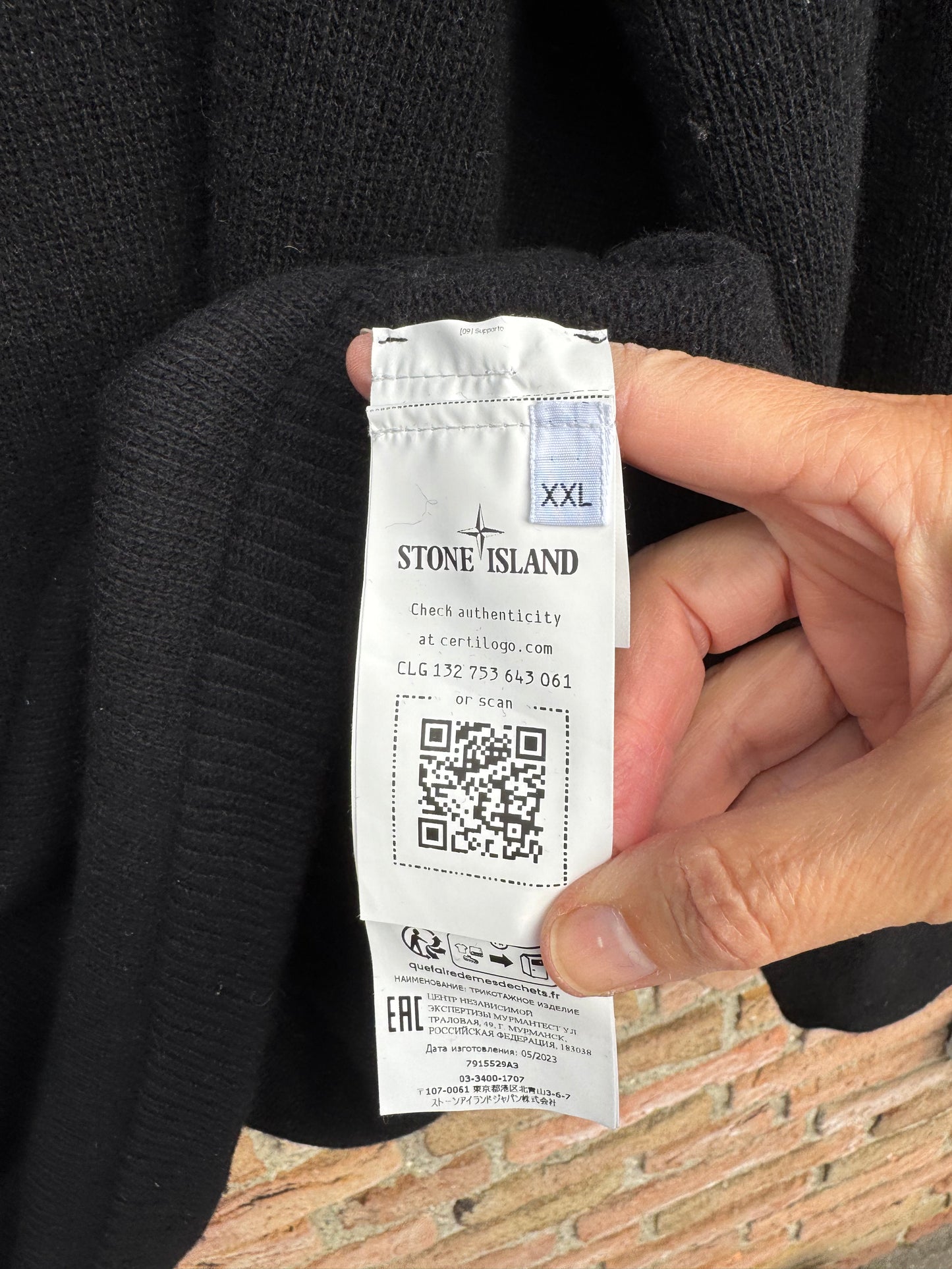 Stone Island Zip Pullover - XXL