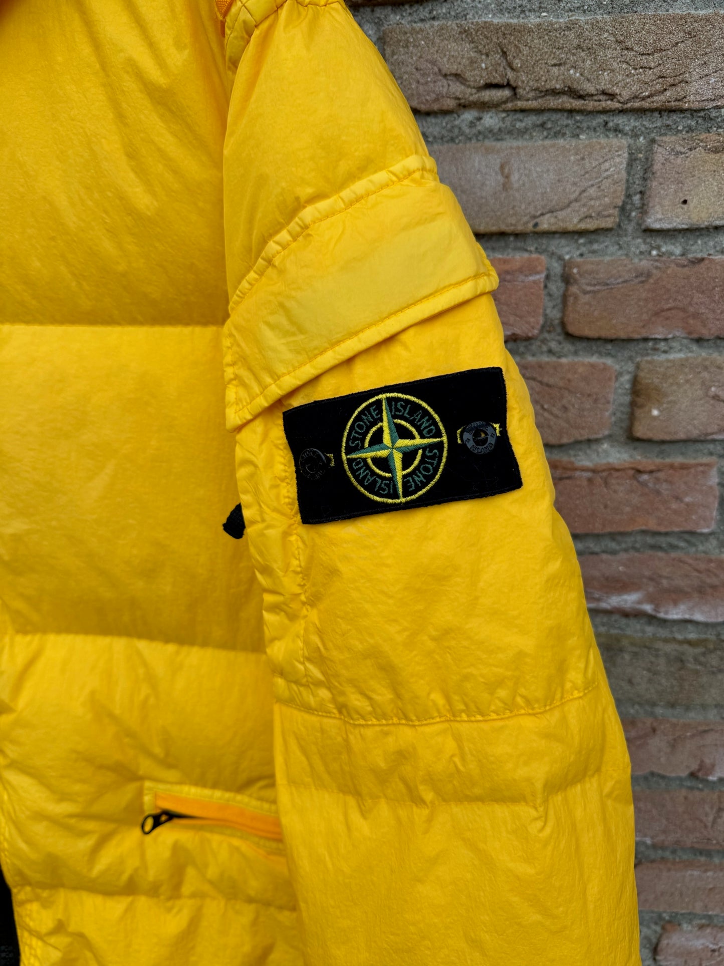 Stone Island Garment Dyed Crinkle Reps R-NY Down Jacket - L