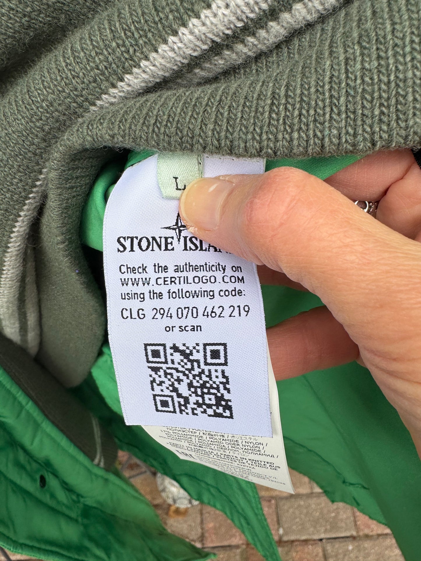 Stone Island David-TC with Primaloft Jacke - L