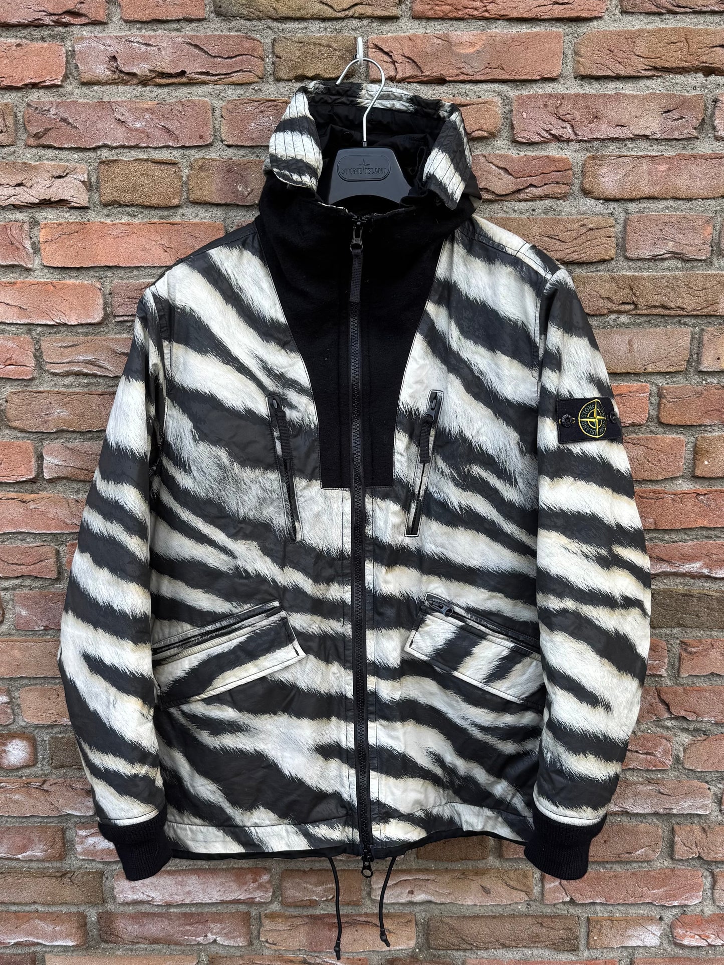 Stone Island White Tiger Camo 50 Fili Primaloft Jacket - M