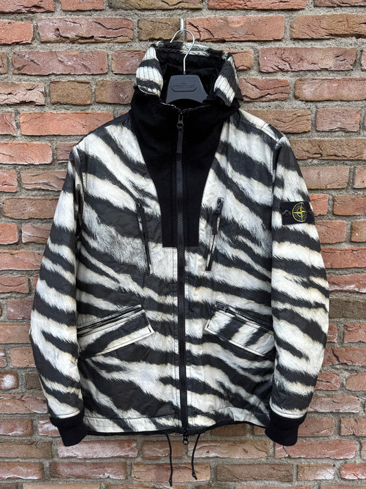 Stone Island White Tiger Camo 50 Fili Primaloft Jacket - M