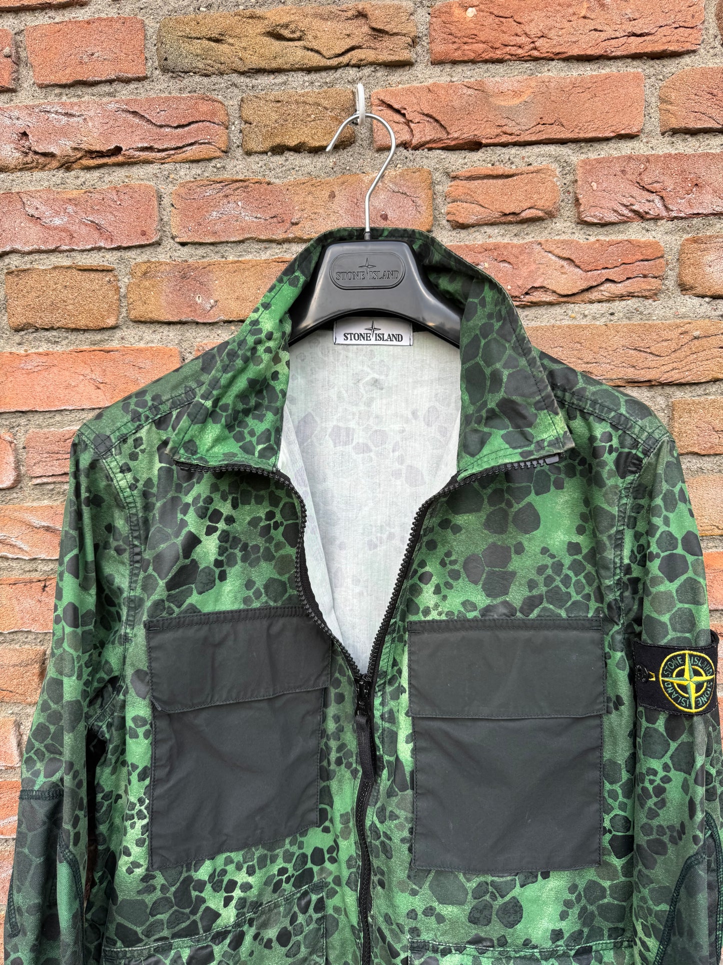 Stone Island 50 Fili Alligator Camo Jacket - L