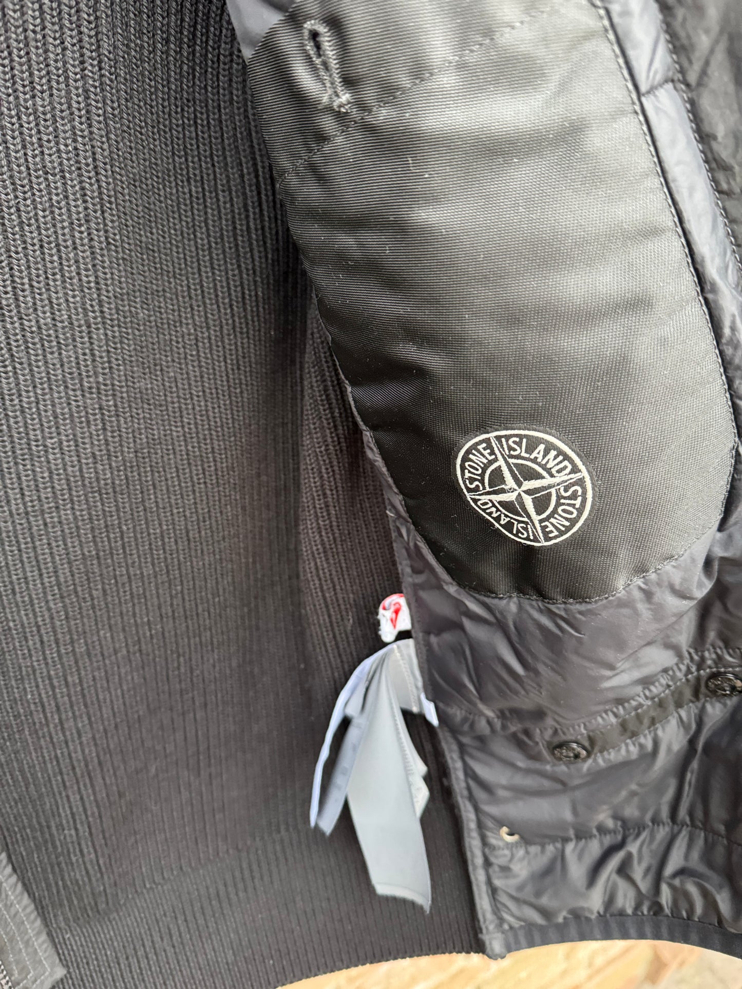 Stone Island Nylon Metal with Primaloft / Knit Jacke - L
