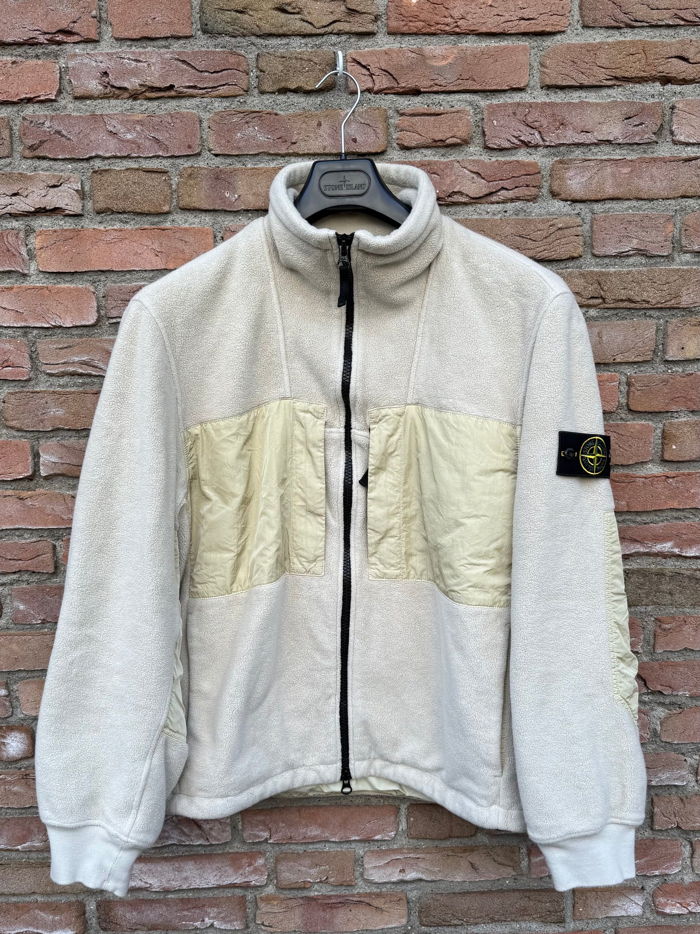 Stone Island Cotton Pile with Nylon-TC Jacket - L