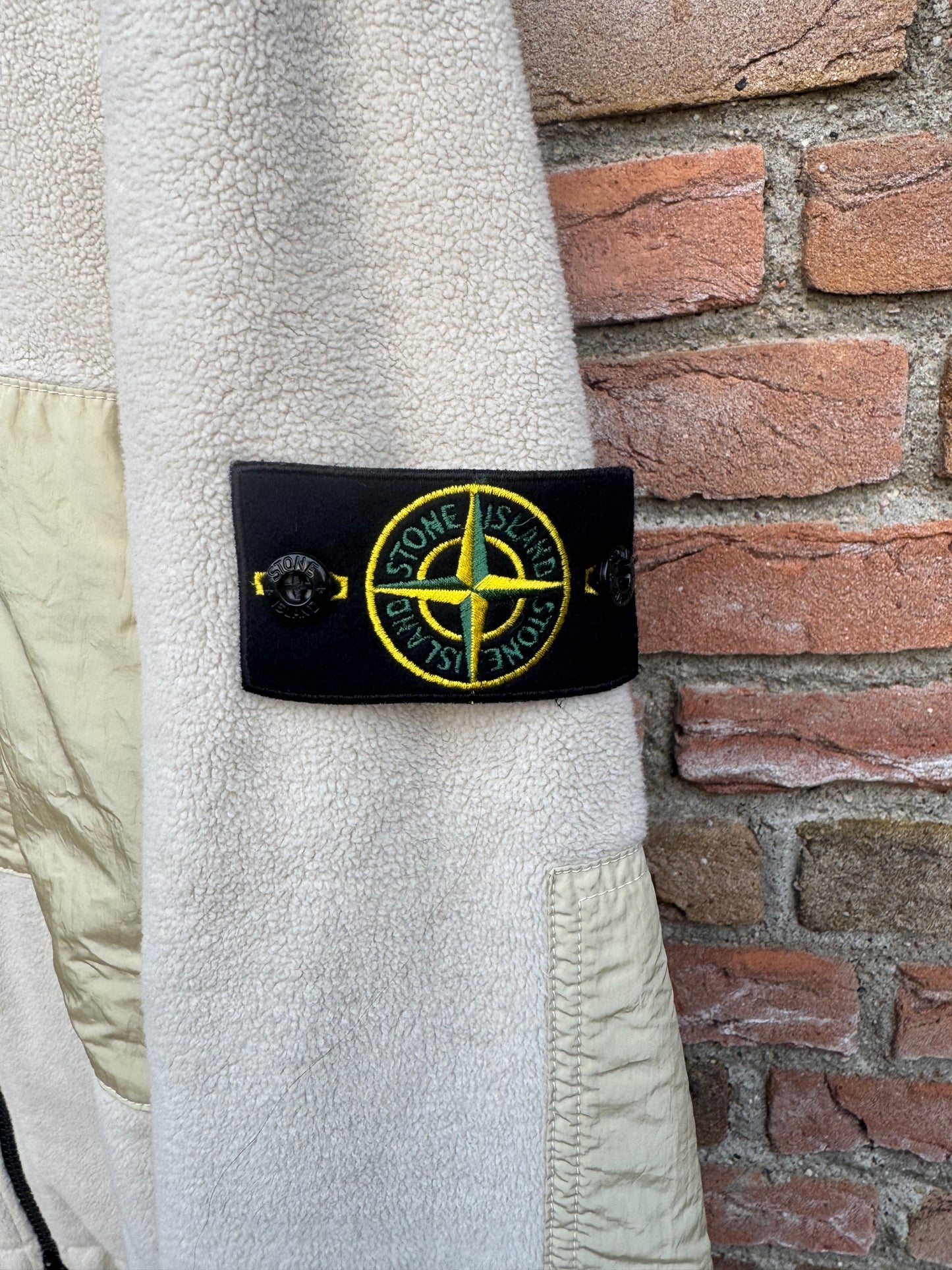 Stone Island Cotton Pile with Nylon-TC Jacket - L