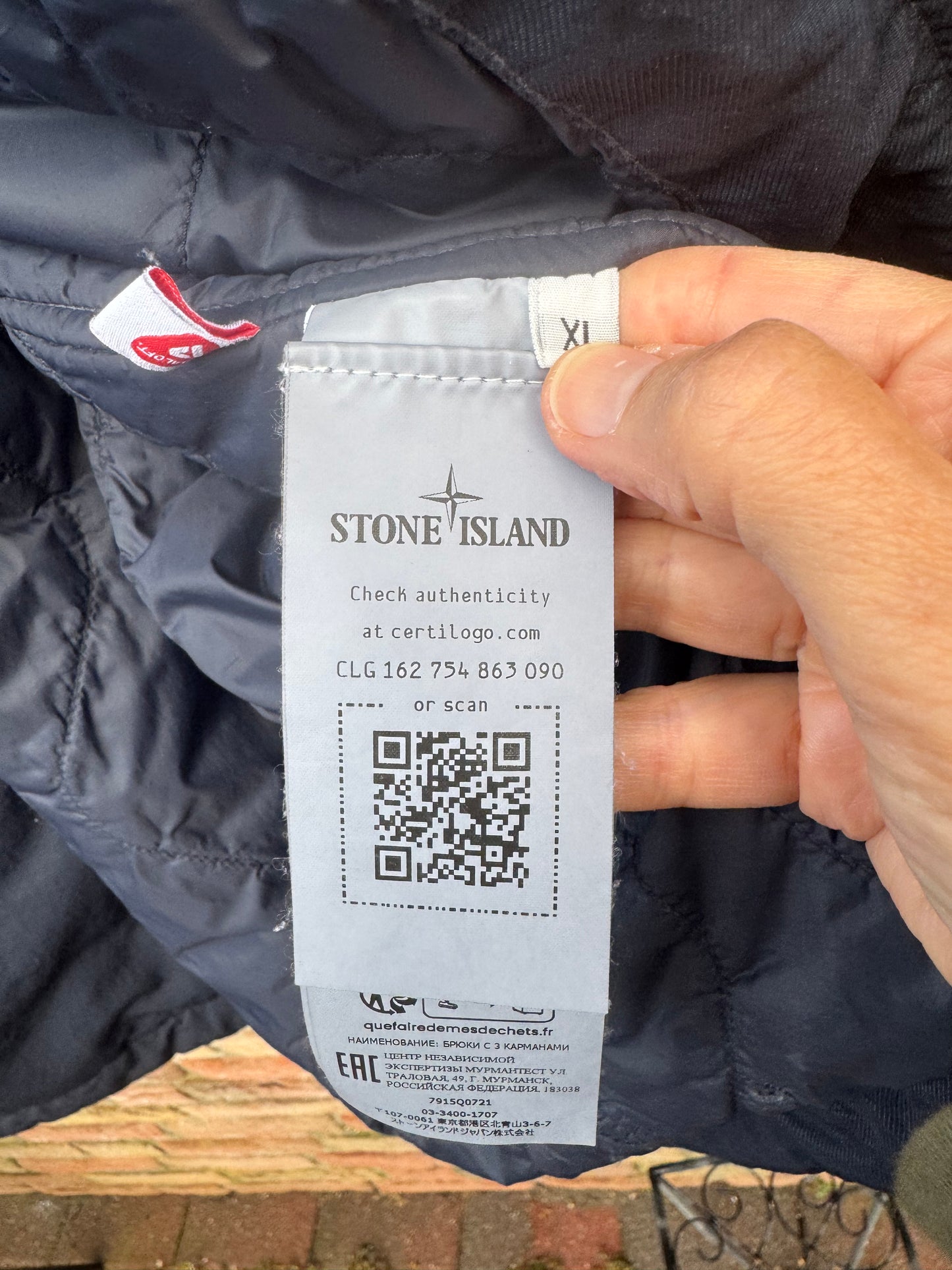 Stone Island Opaque Nylon Twill Primaloft Jacket - XL