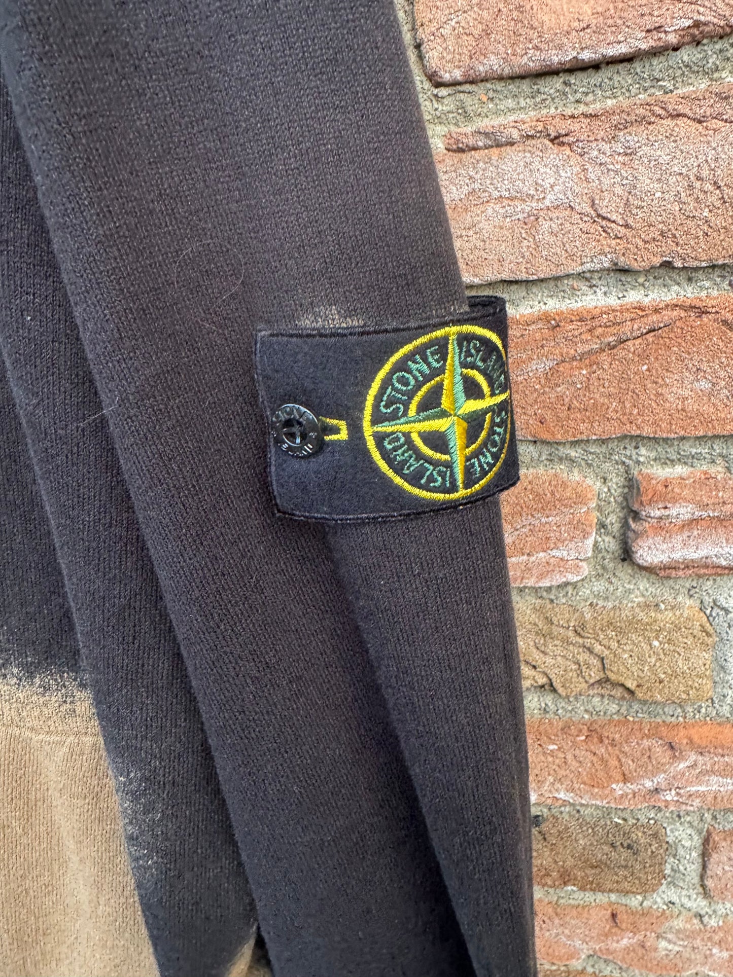 Stone Island Hand Sprayed Hooded Jacket - L