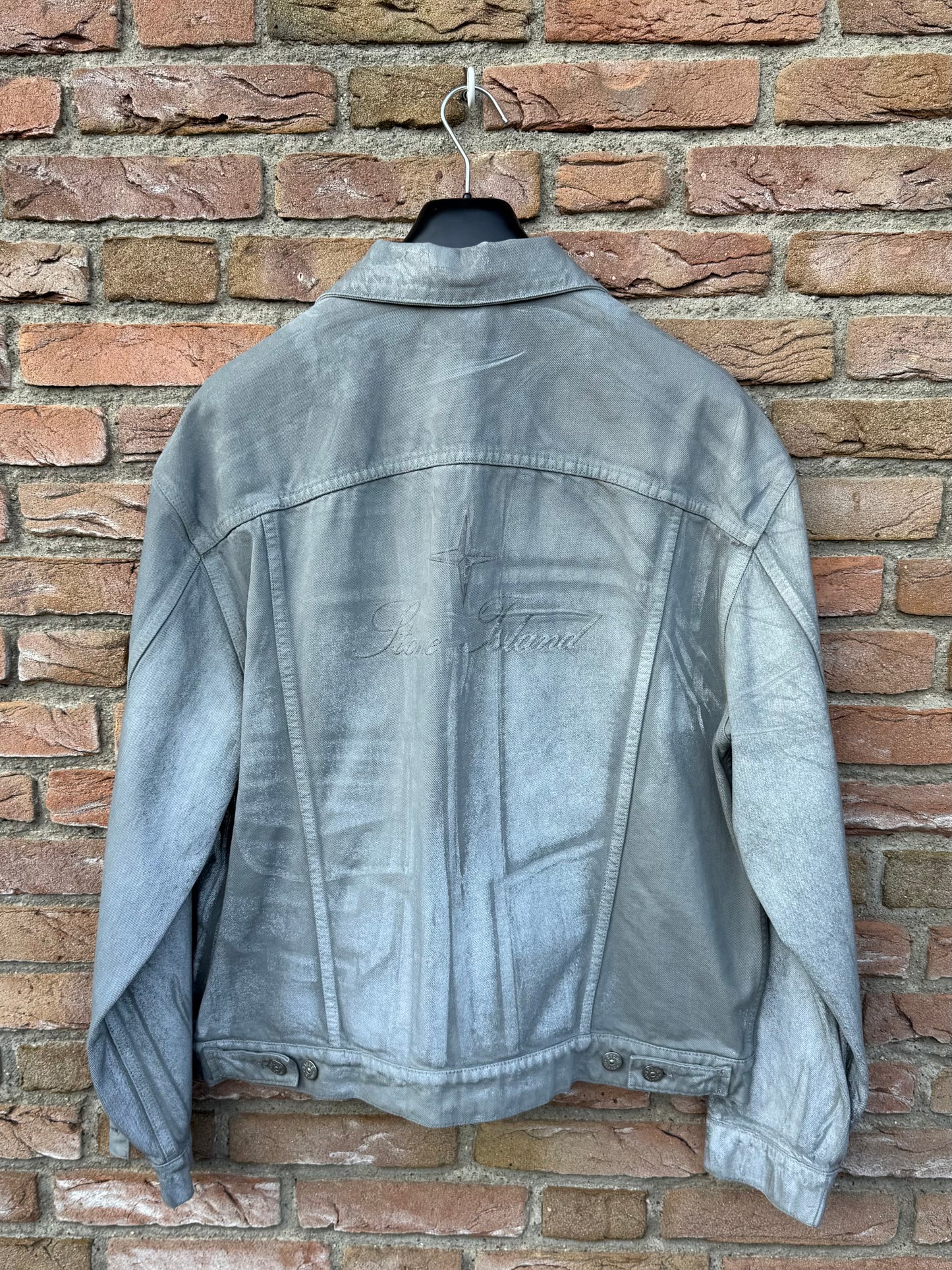 Stone Island x Supreme Reflective Bull Denim-TC Jacket - M
