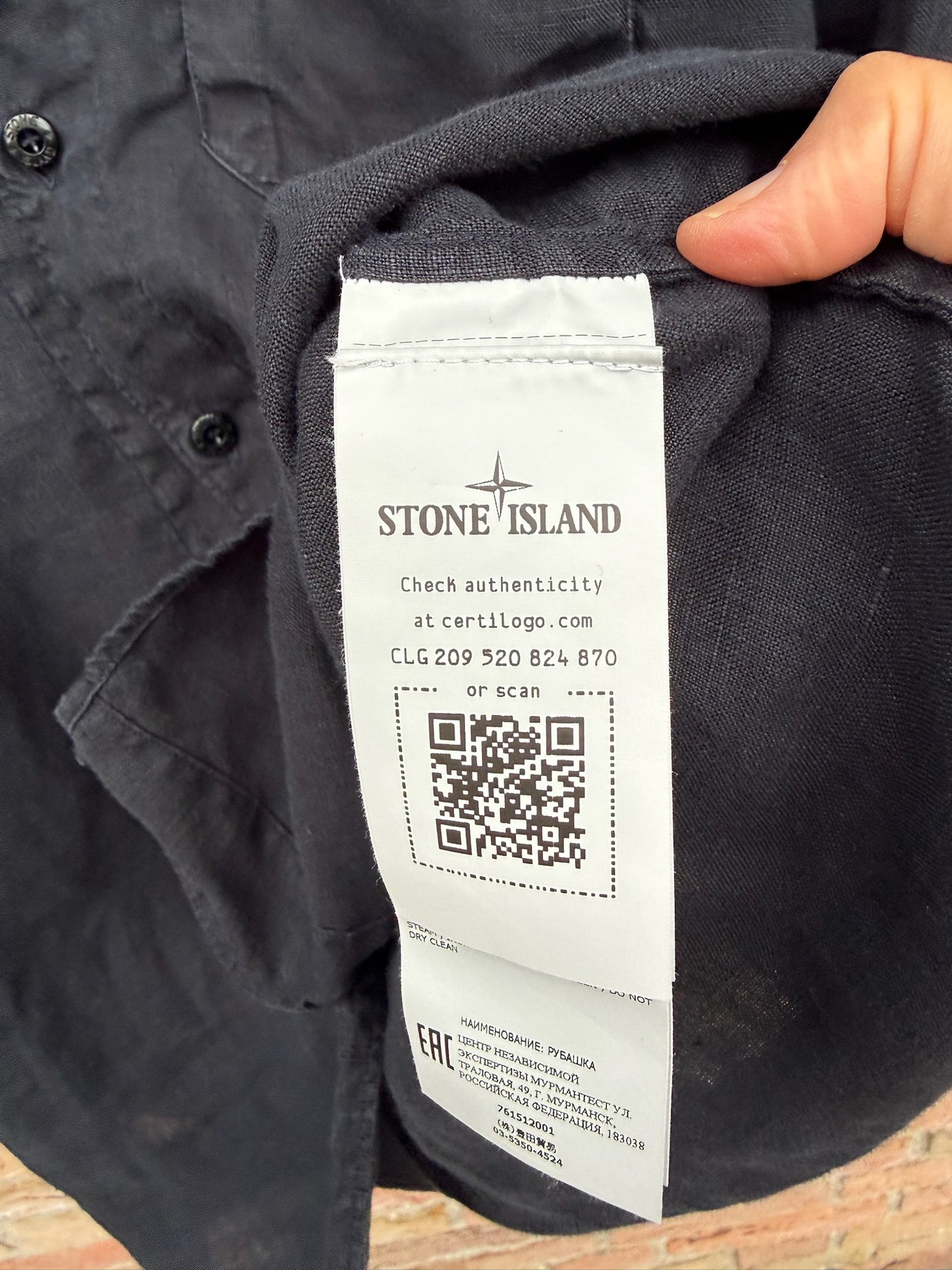 Stone Island Linen Shirt - XL