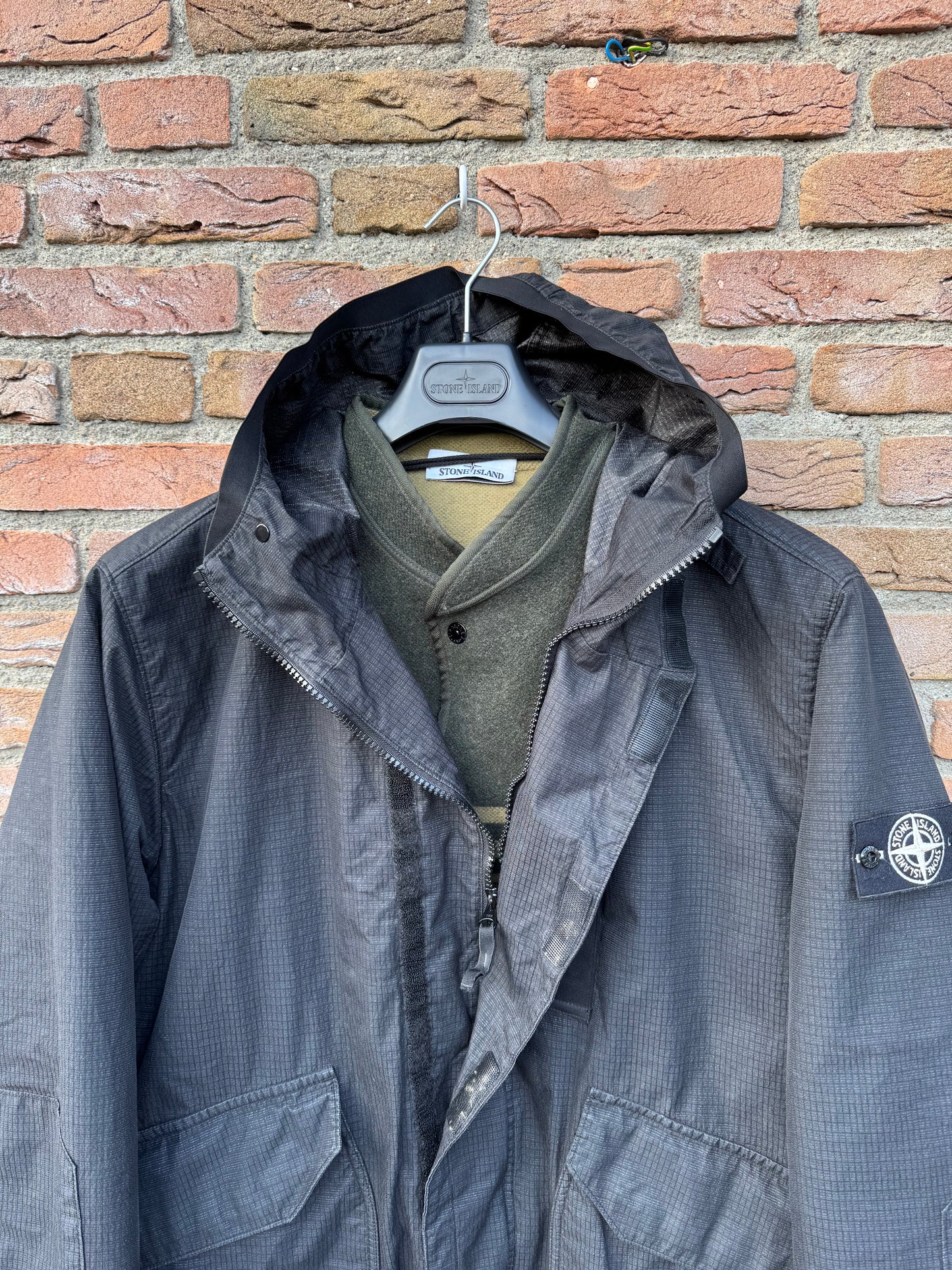 Stone Island Reflective Weave Ripstop-TC Jacket - 3XL
