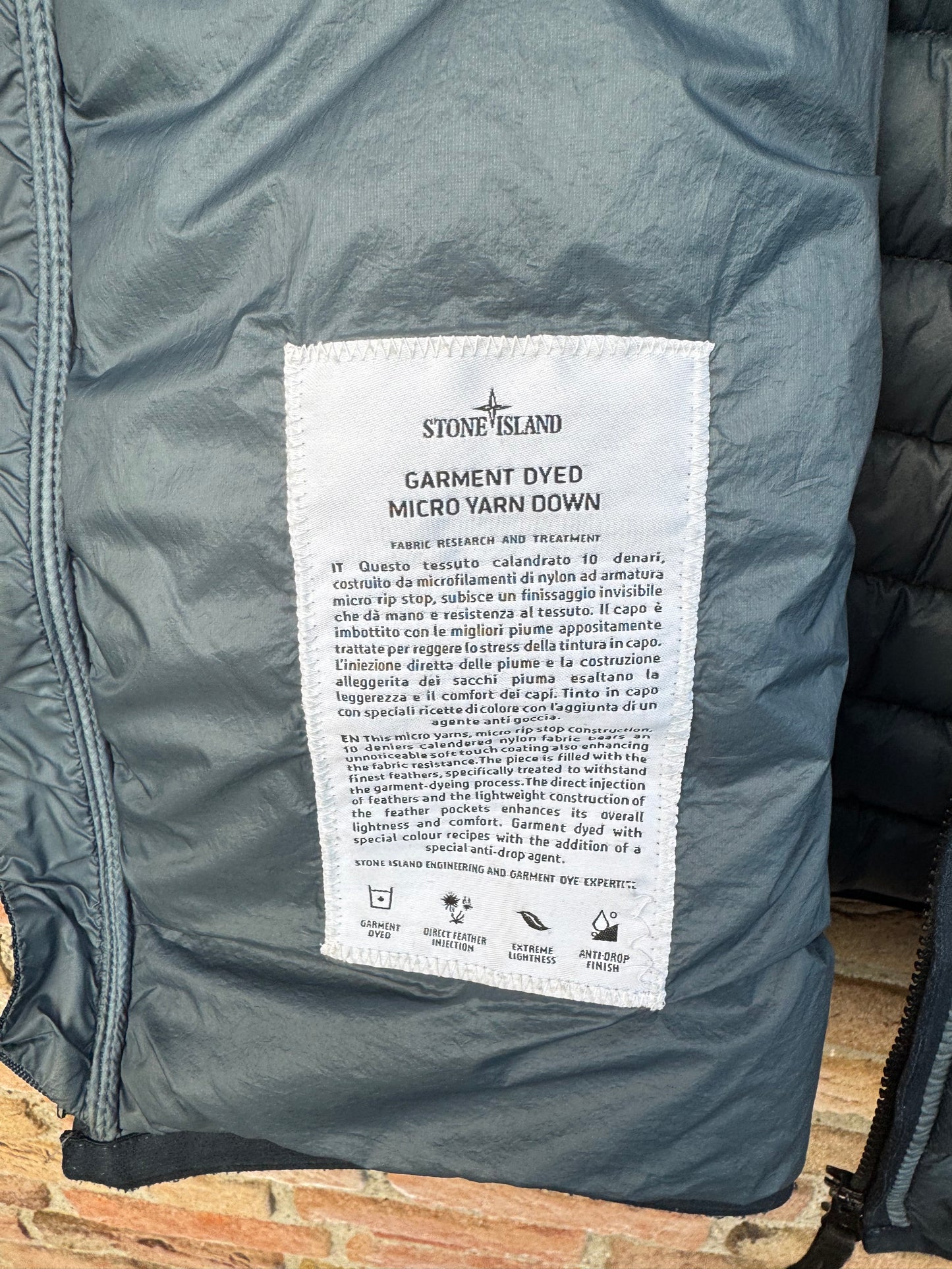 Stone Island Micro Yarn Down Jacket - L