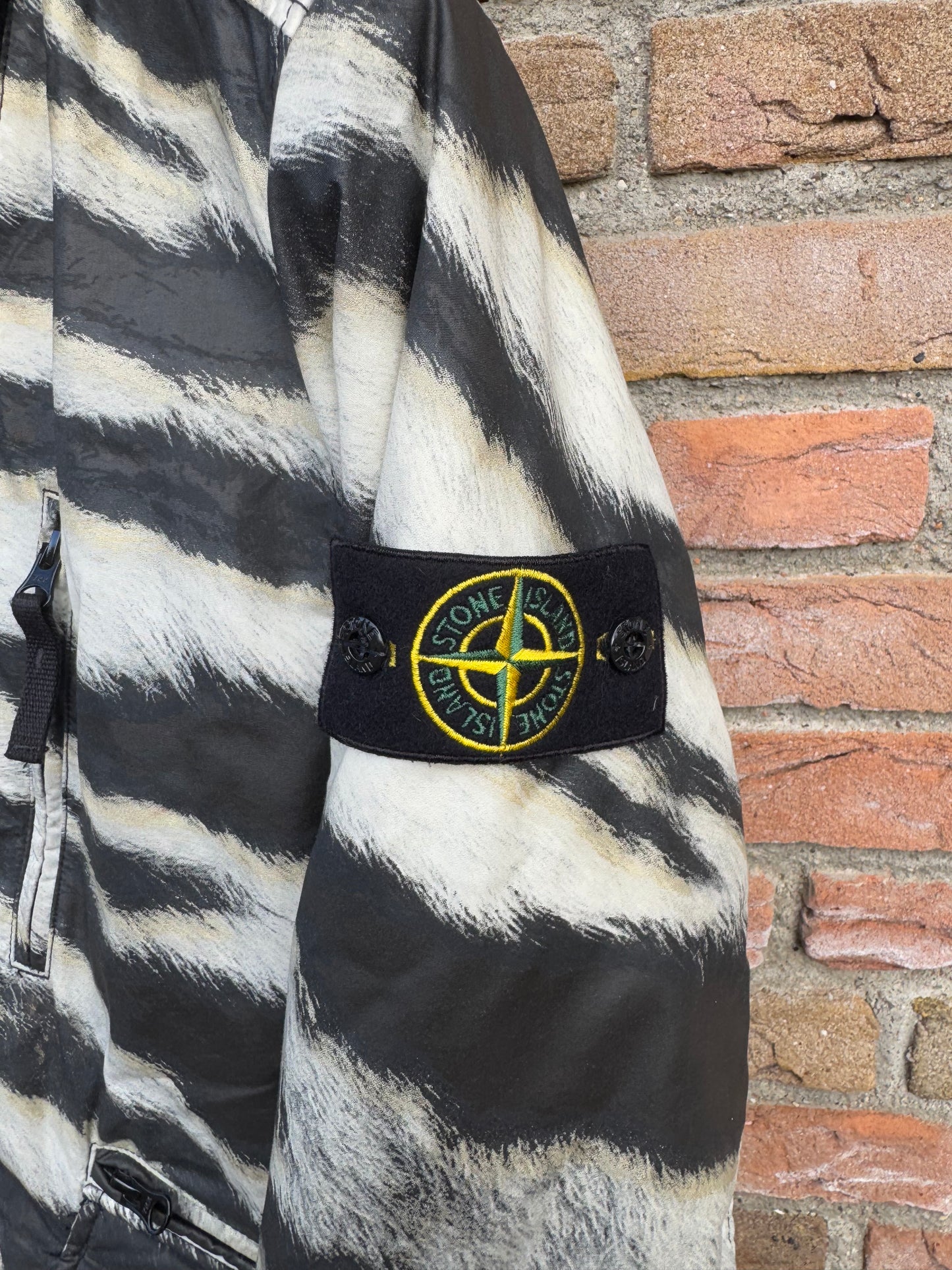 Stone Island White Tiger Camo 50 Fili Primaloft Jacket - S