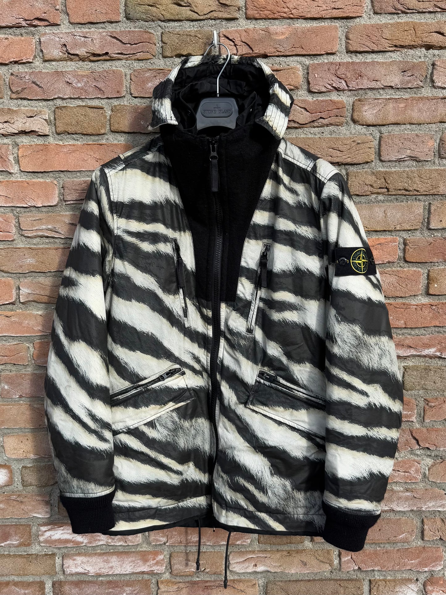 Stone Island White Tiger Camo 50 Fili Primaloft Jacket - S