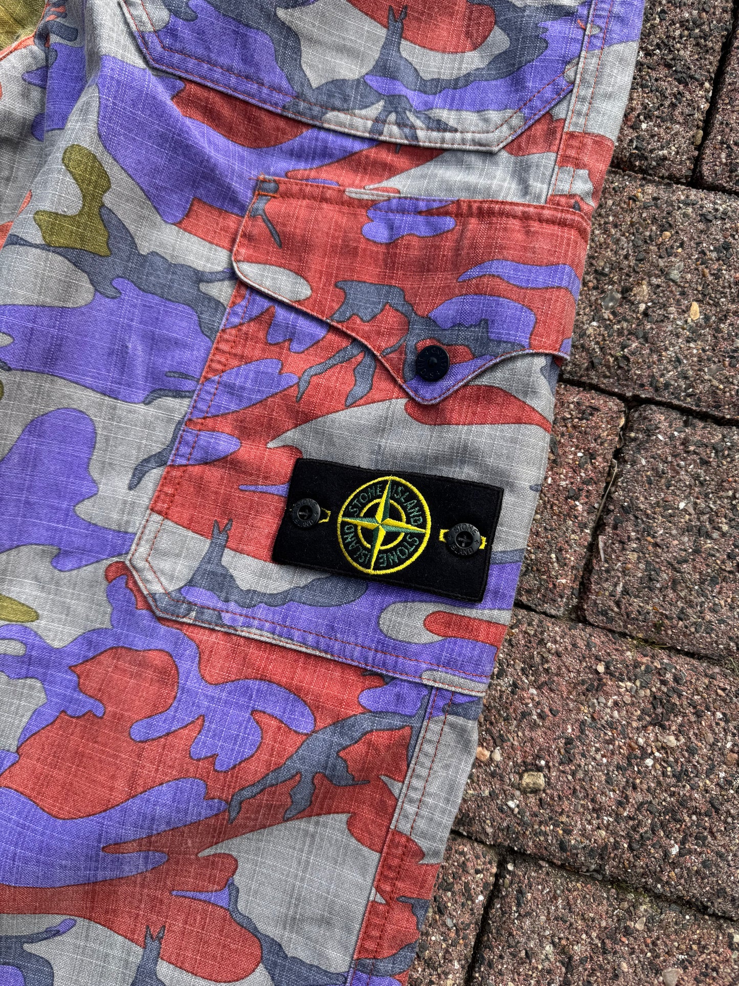 Stone Island Heritage Camo Cargos - W33