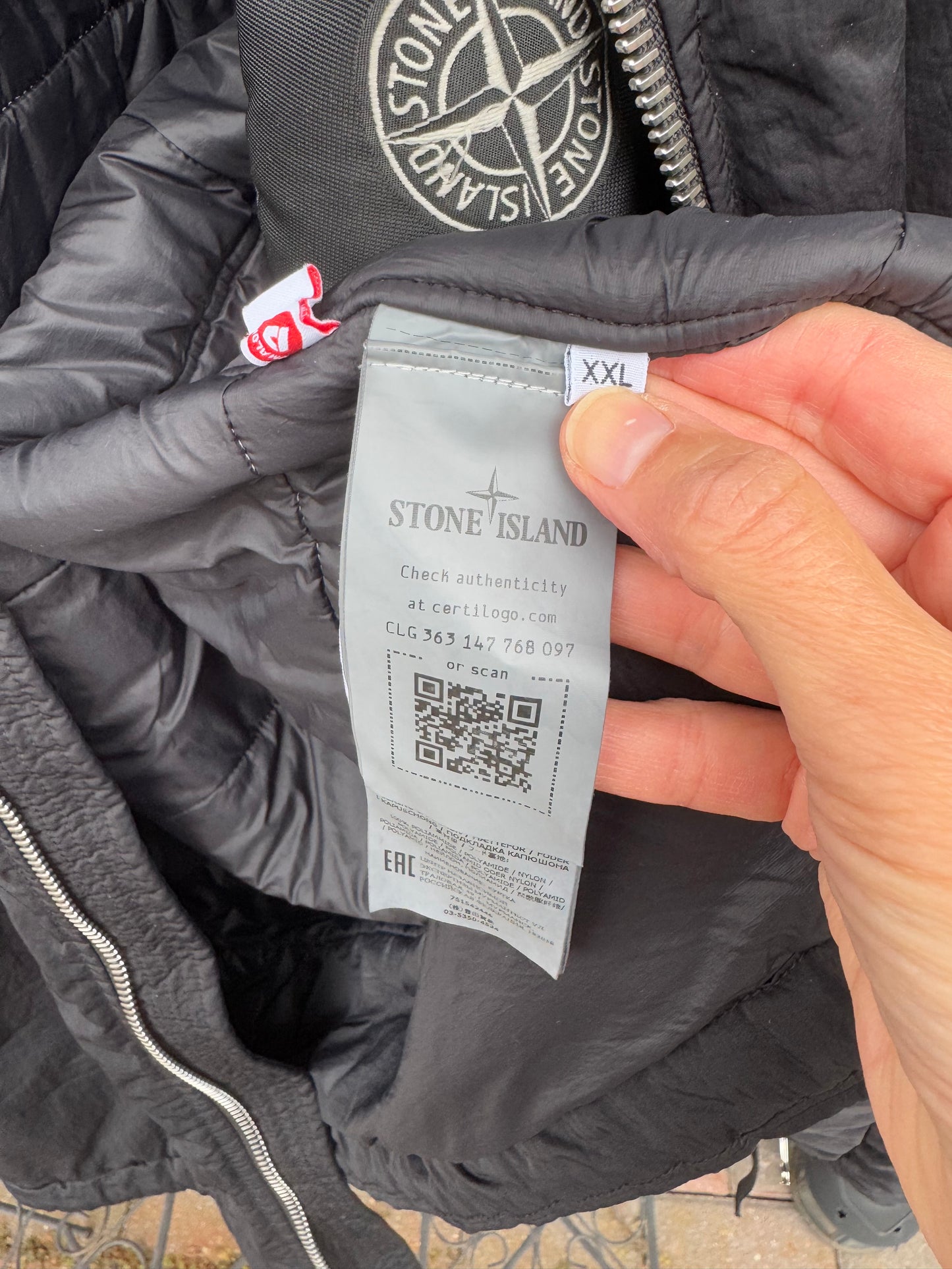 Stone Island Hyper Dense Nylon Twill Primaloft Jacket - XXL