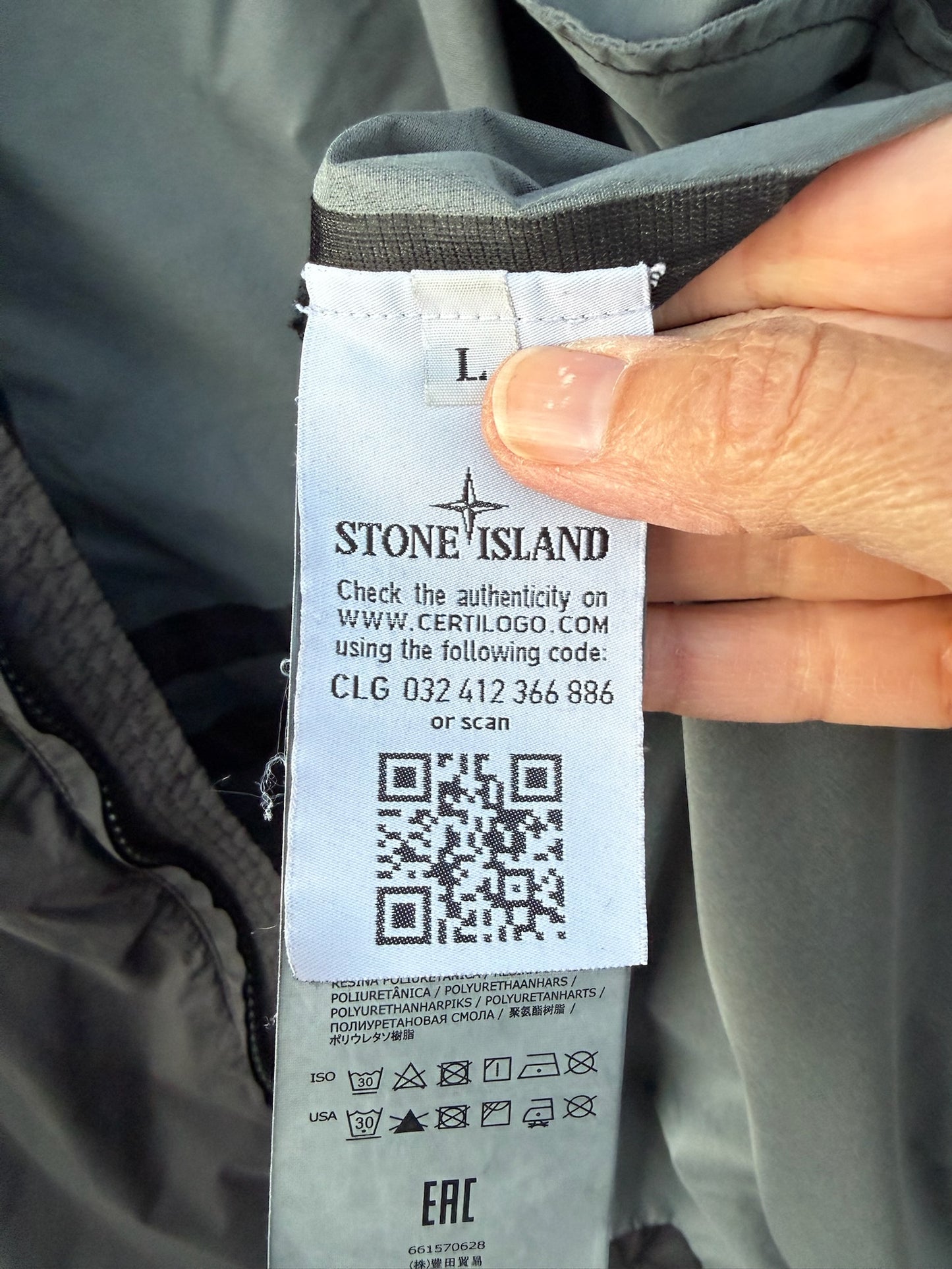Stone Island Garment Dyed Performance Tela Jacket - L