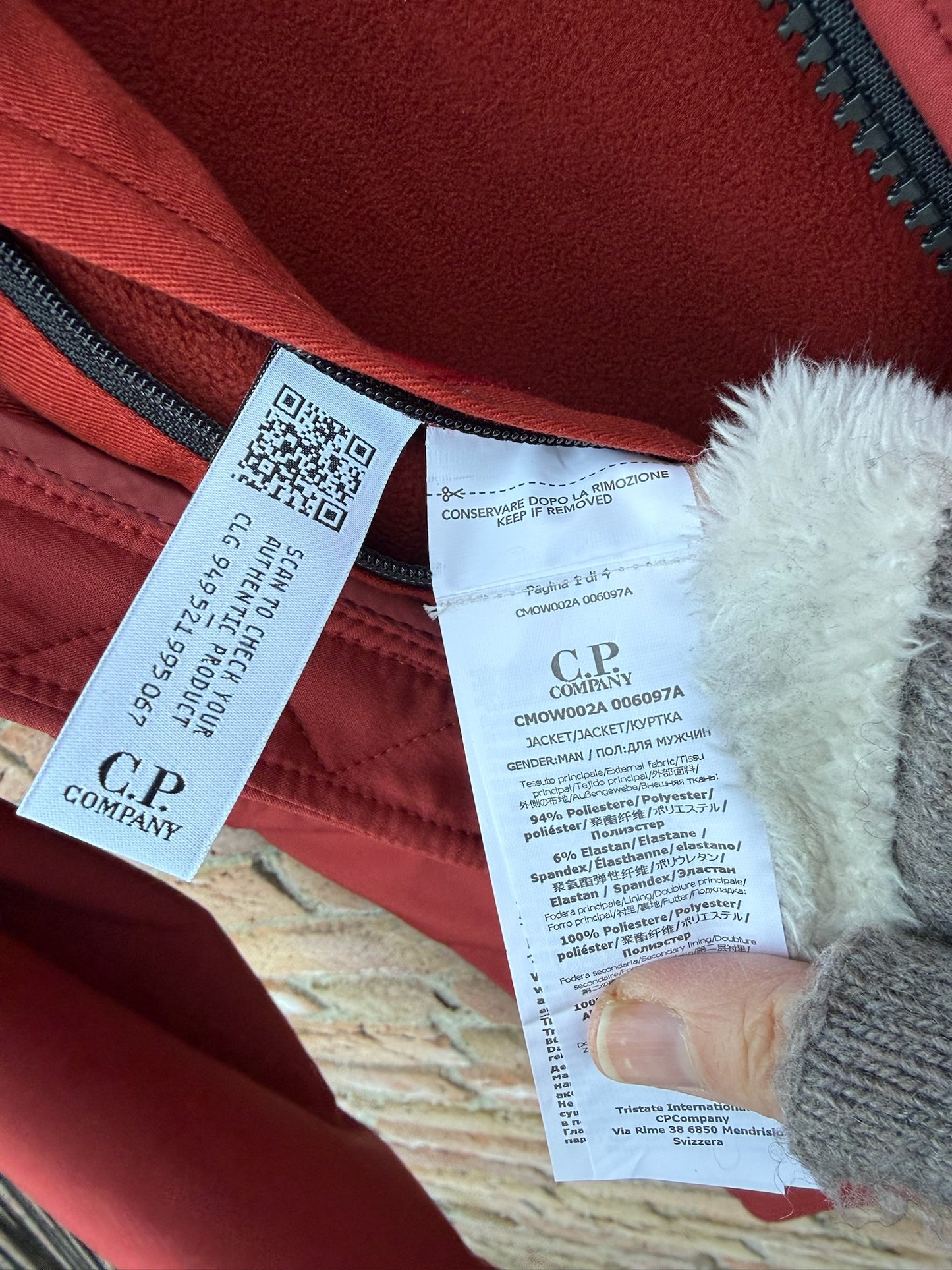 C.P. Company C.P. Shell-R Goggle Jacket - M