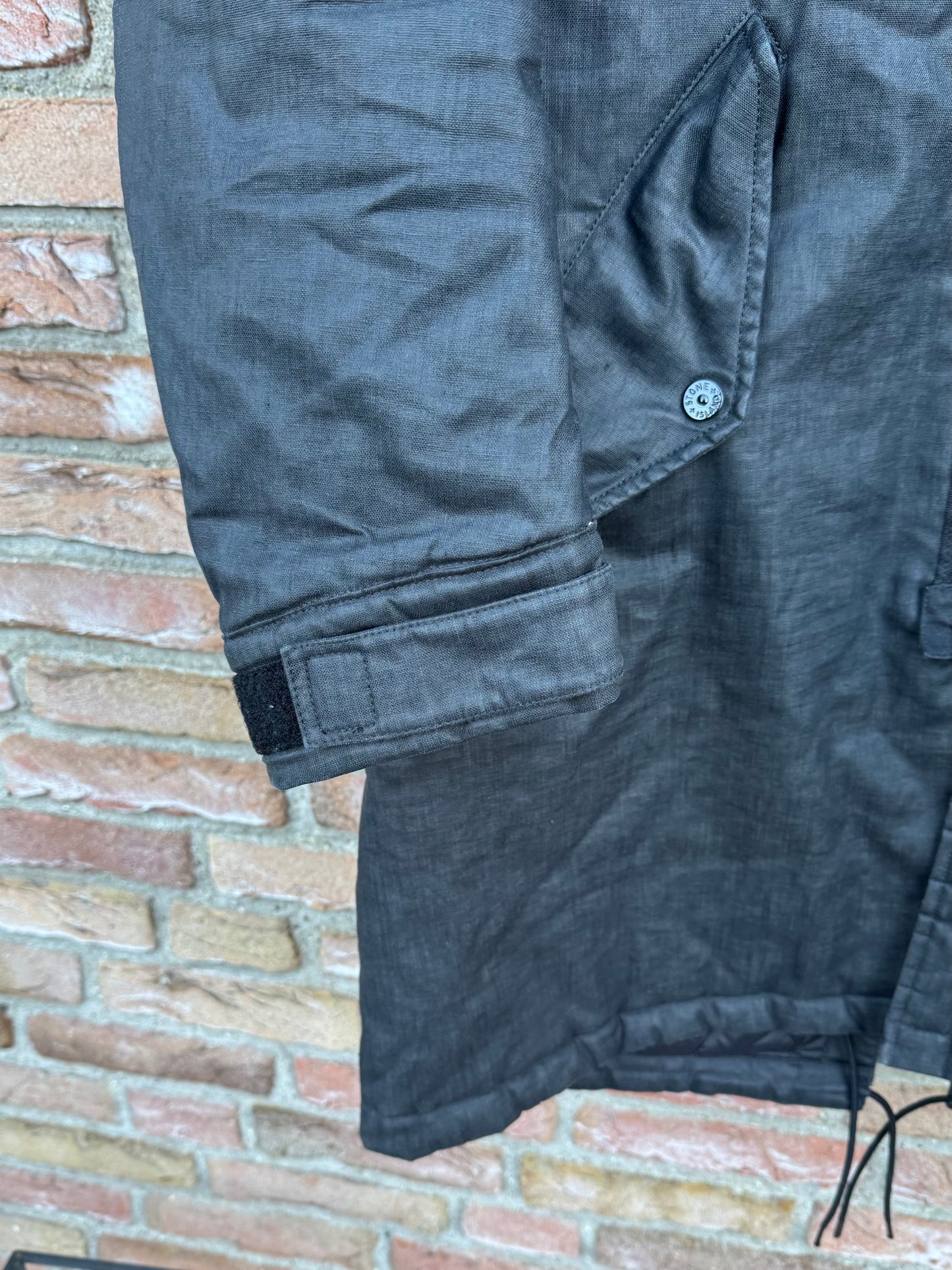 Stone Island Shadow Project Rubberized Linen Jacke - L