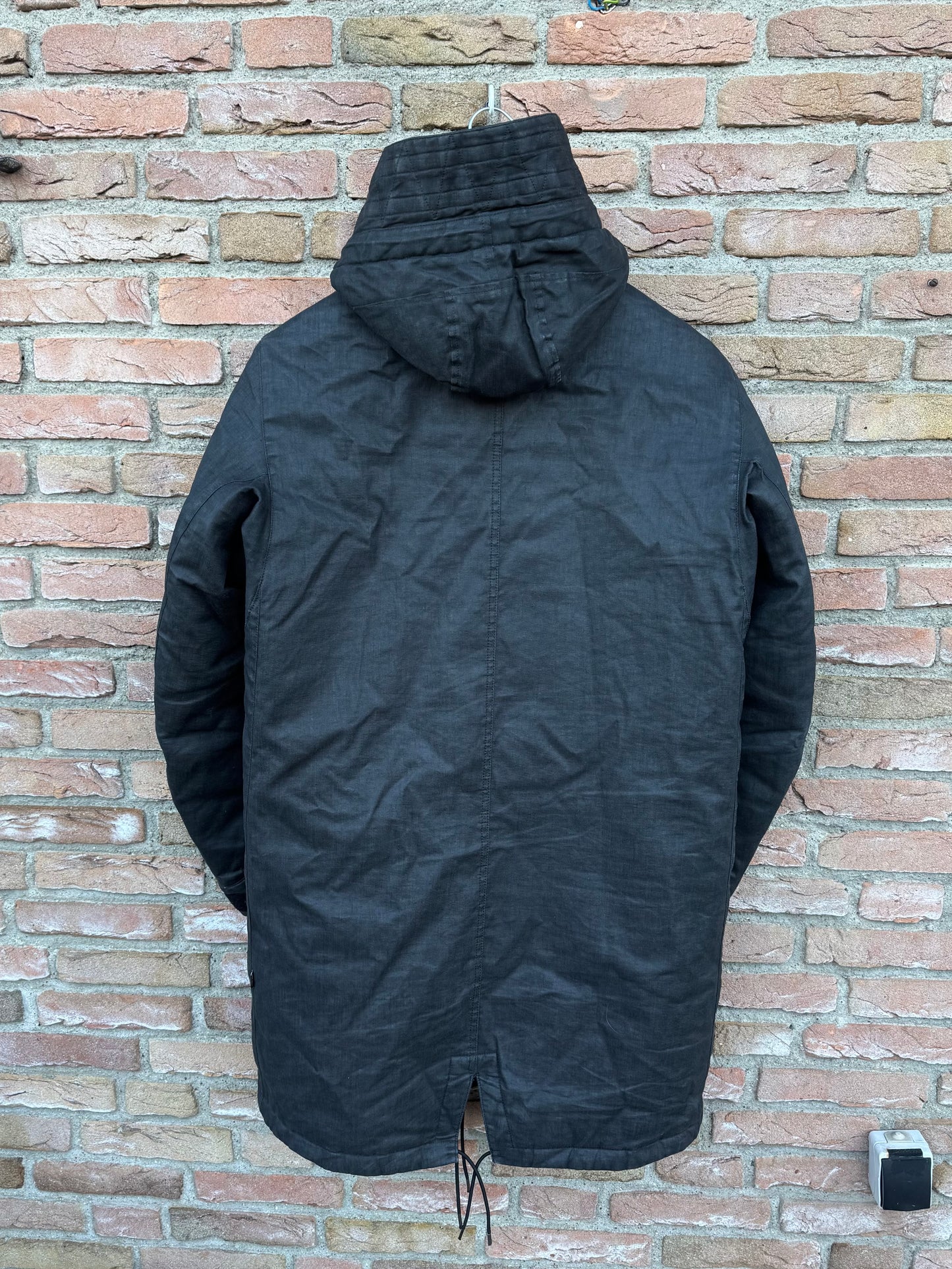 Stone Island Shadow Project Rubberized Linen Jacke - L