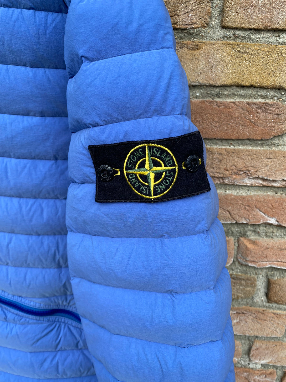 Stone Island Loom Woven Down Chambers Stretch Nylon-TC Jacket - XL