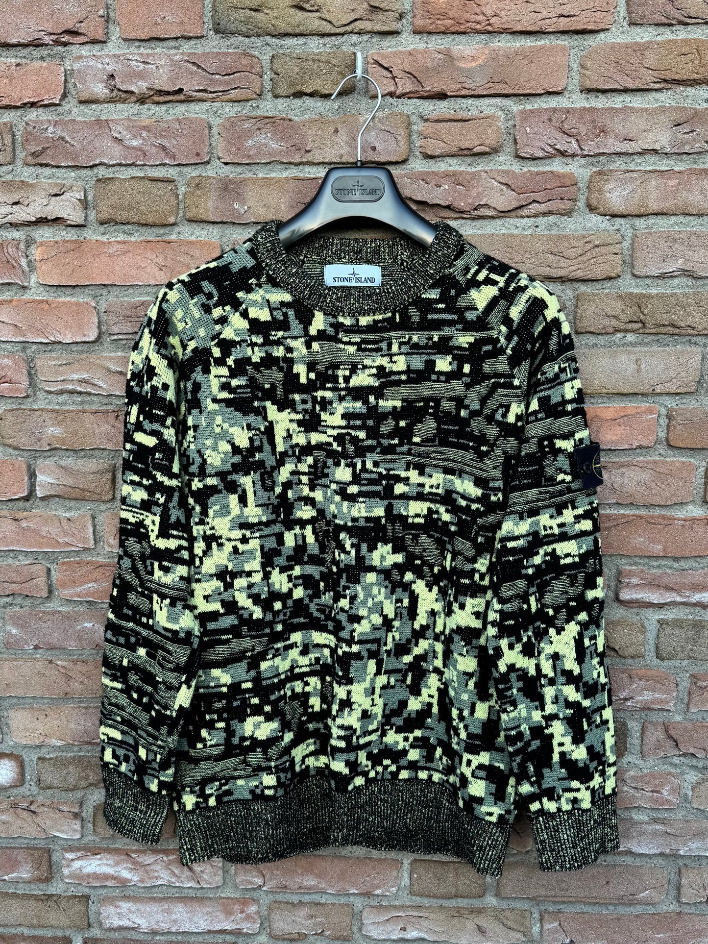 Stone Island Pixel Camo Pullover - L
