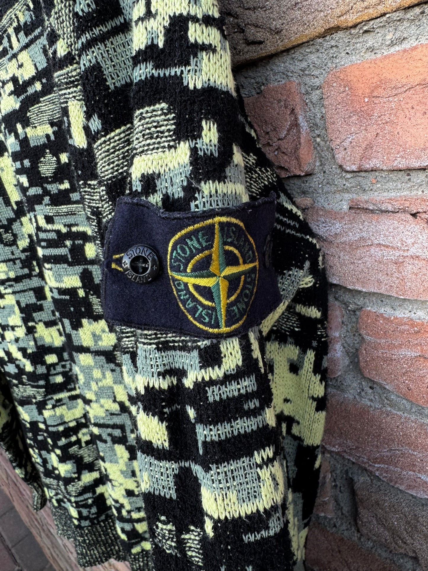 Stone Island Pixel Camo Pullover - L