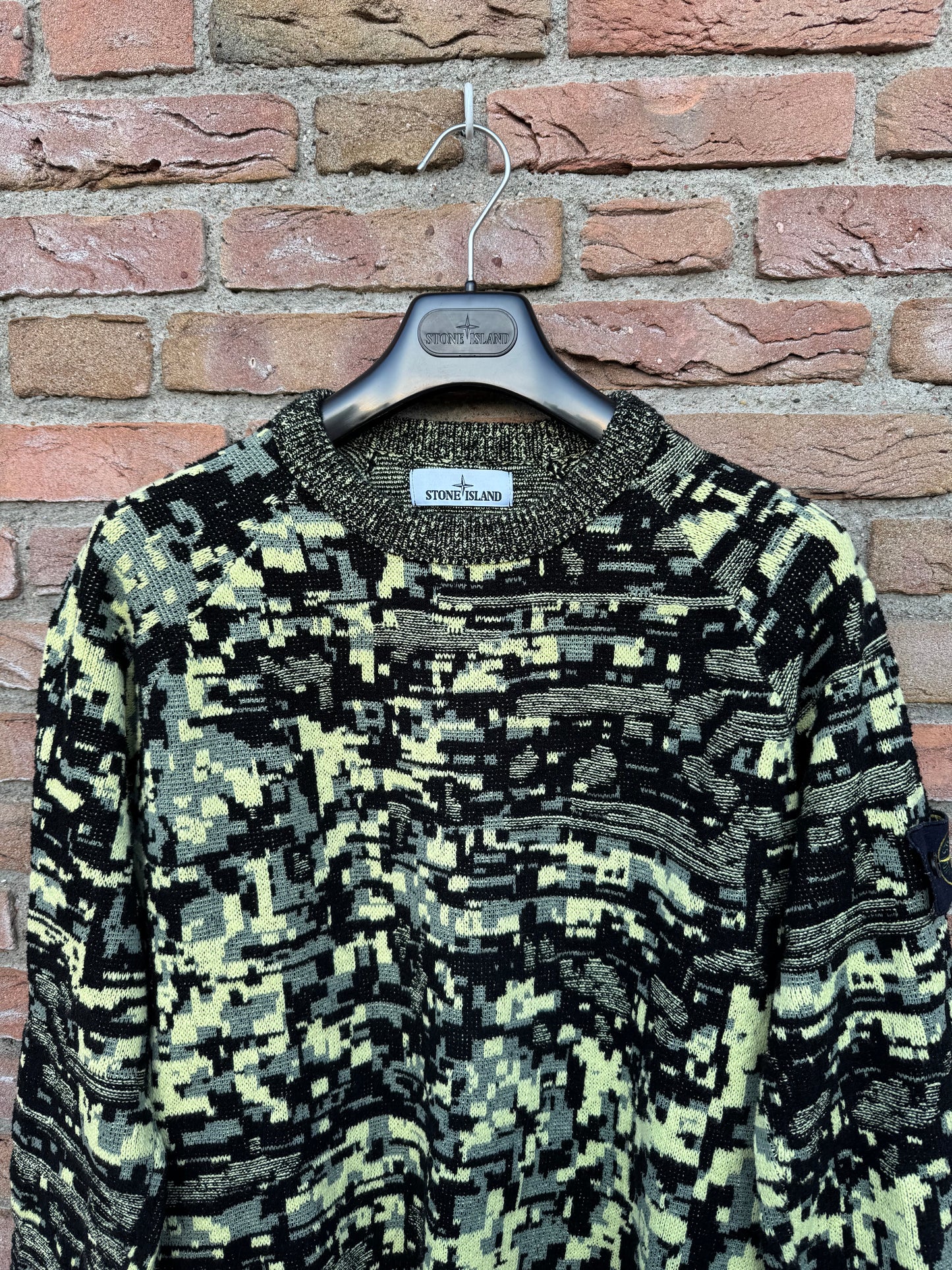Stone Island Pixel Camo Pullover - L