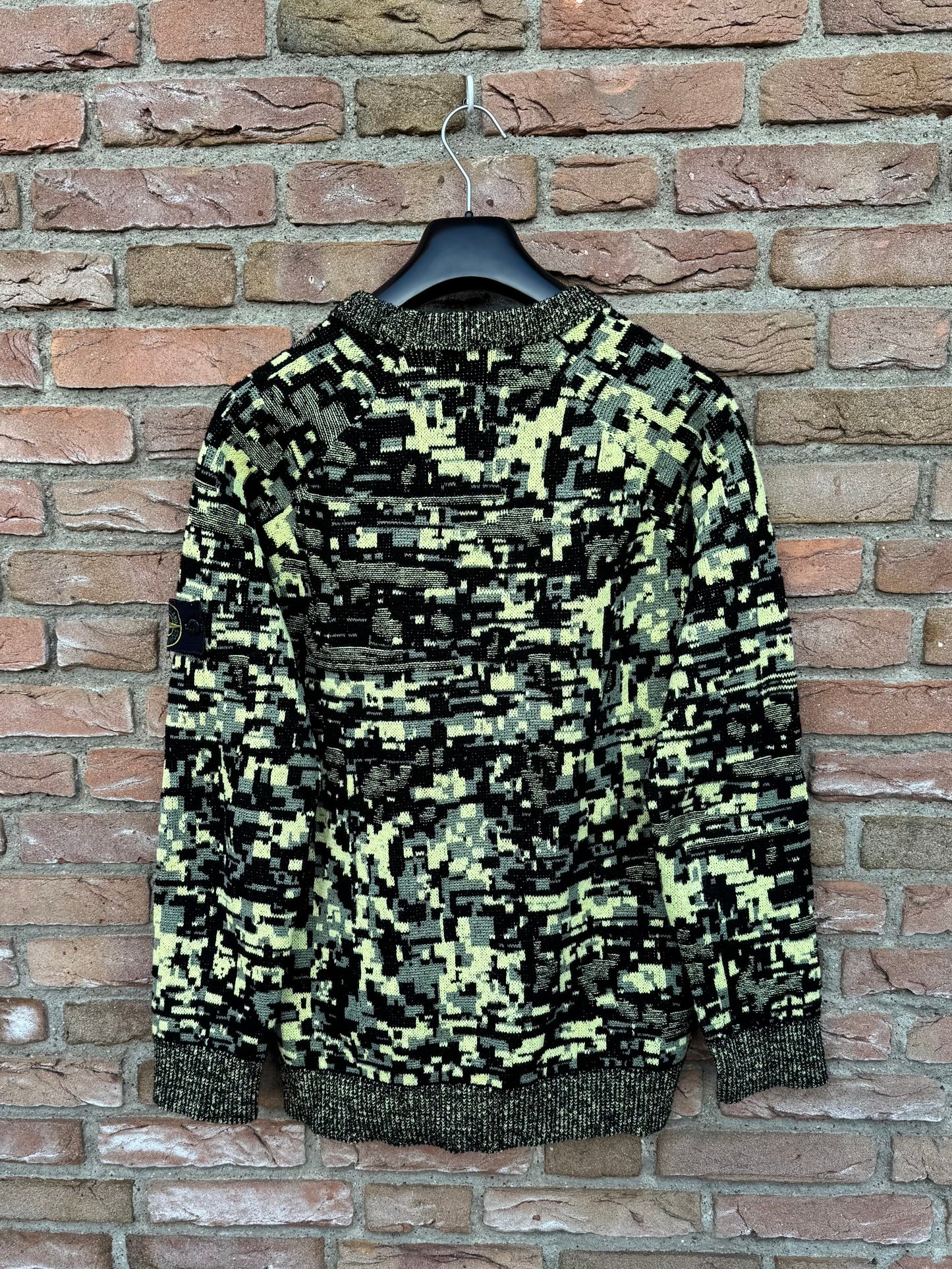 Stone Island Pixel Camo Pullover - L
