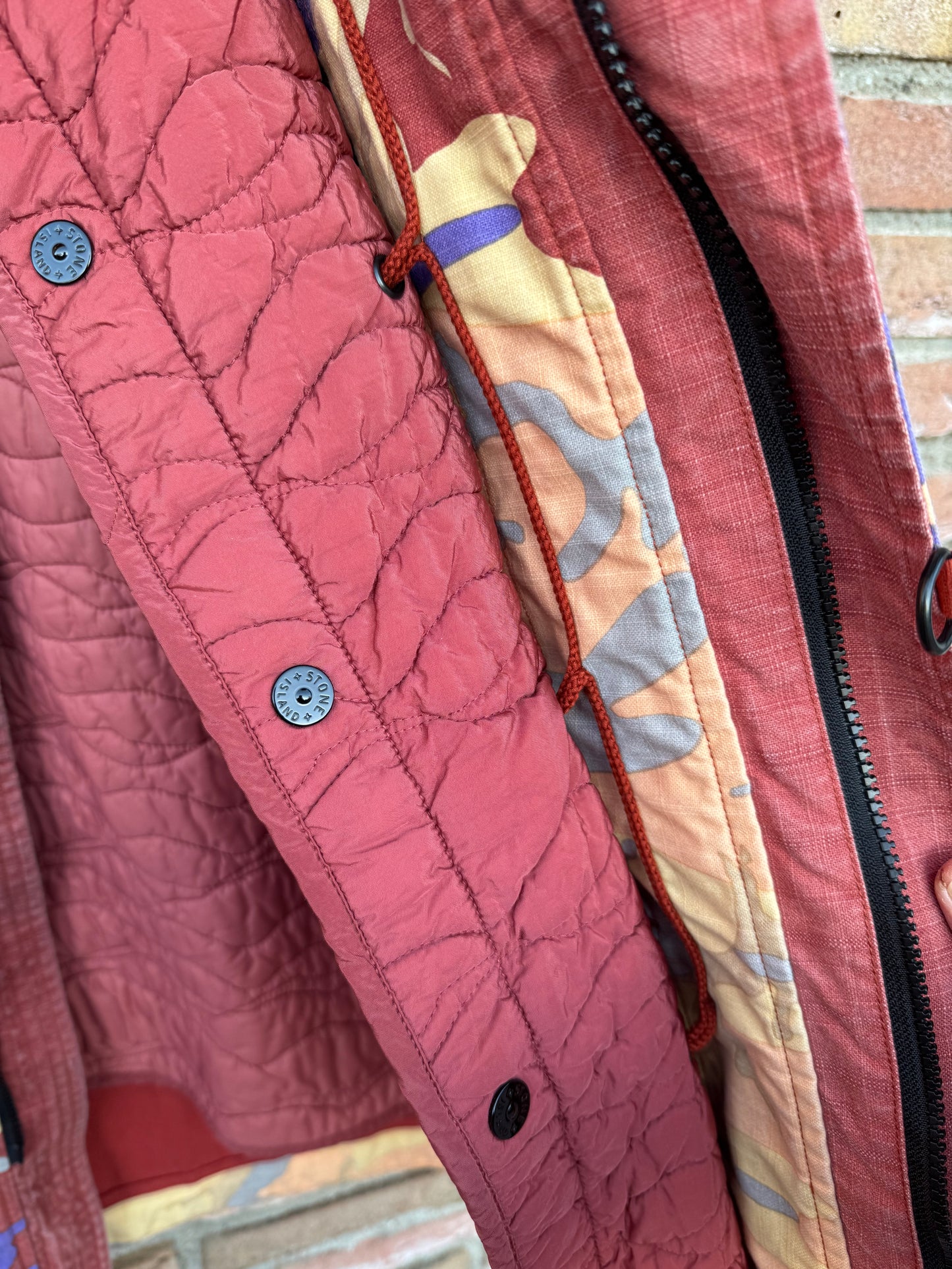 Stone Island Heritage Camo Ripstop Nylon Watro Jacke - L